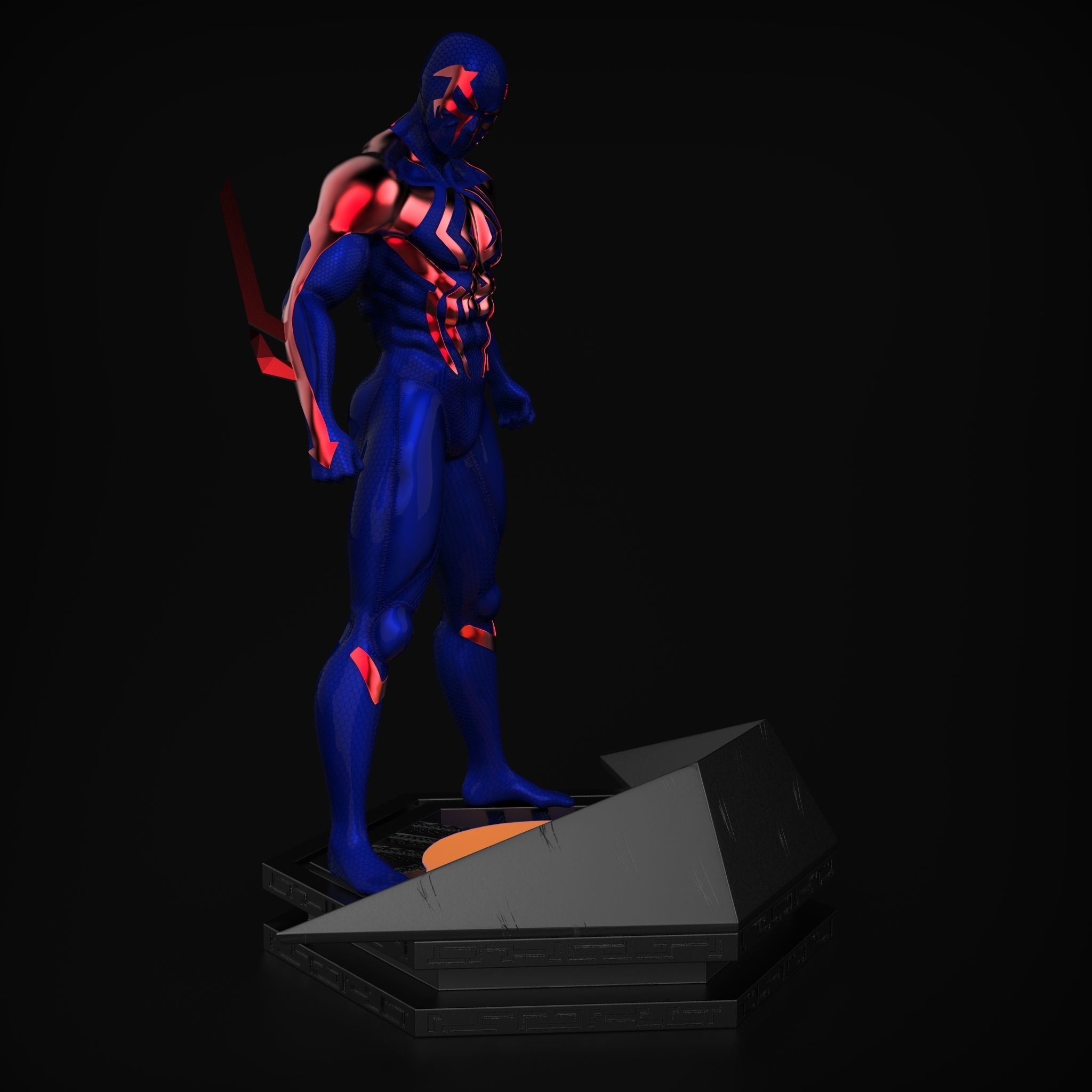 Spider-Man 2099 3D print model_3