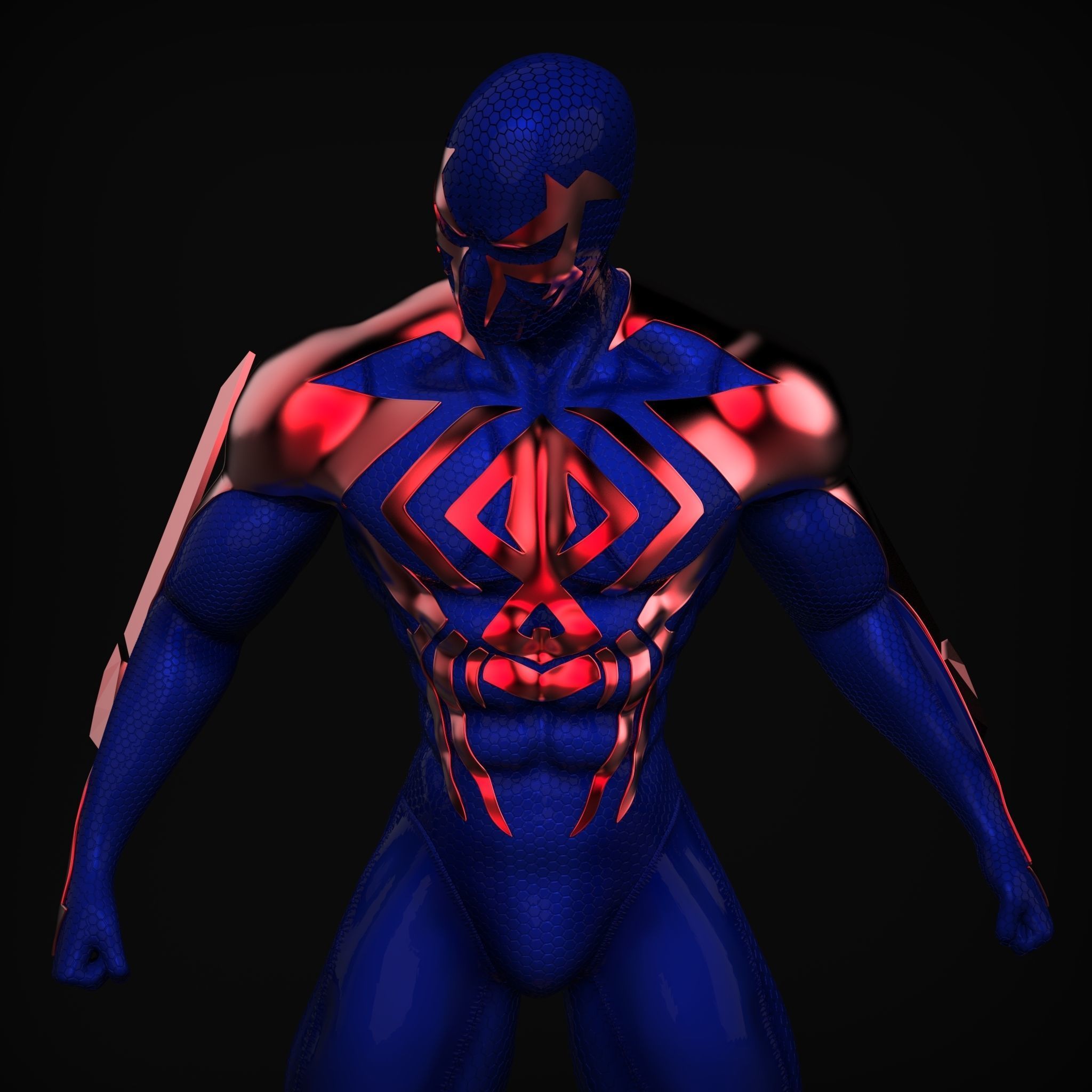 Spider-Man 2099 3D print model_1
