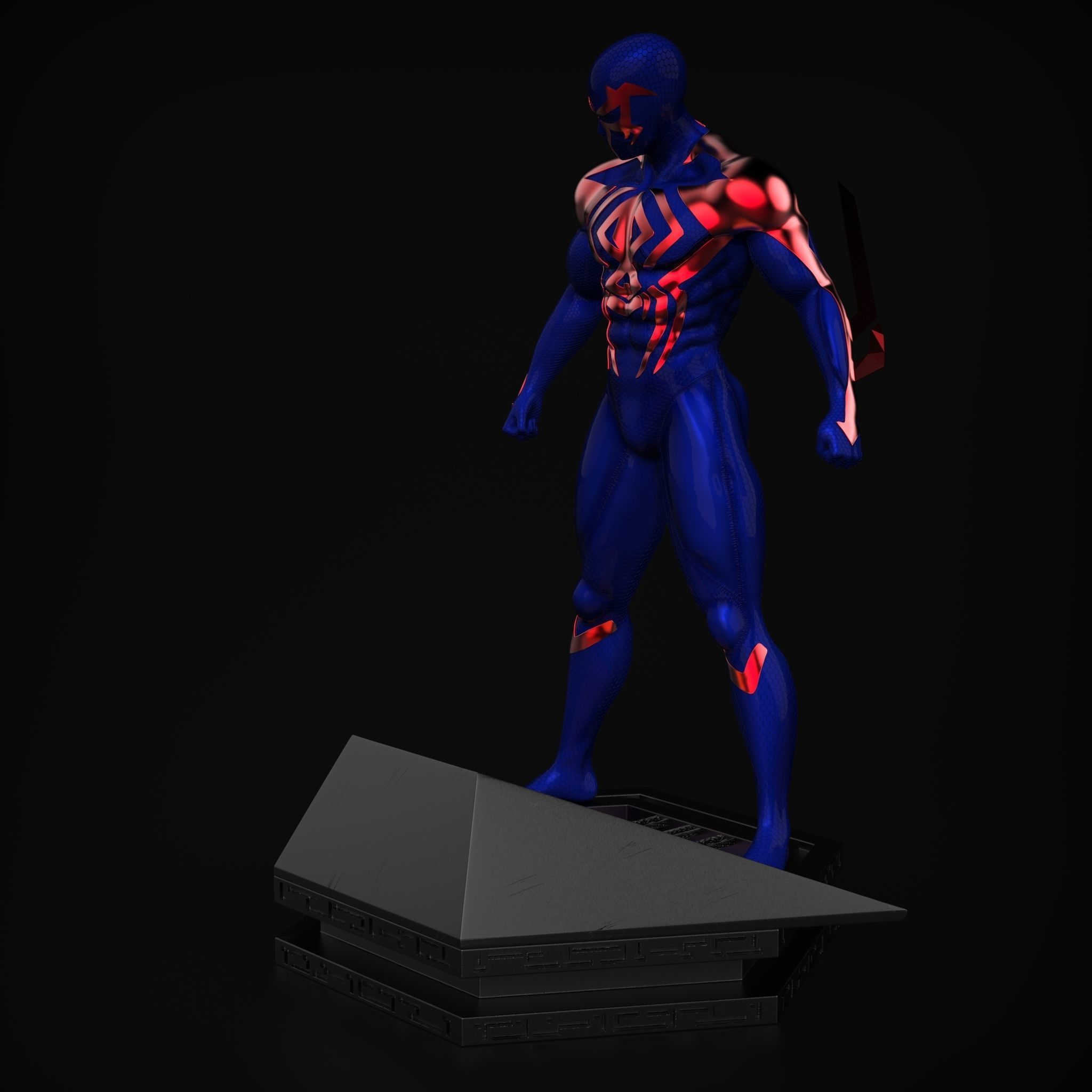 Spider-Man 2099 3D print model_7