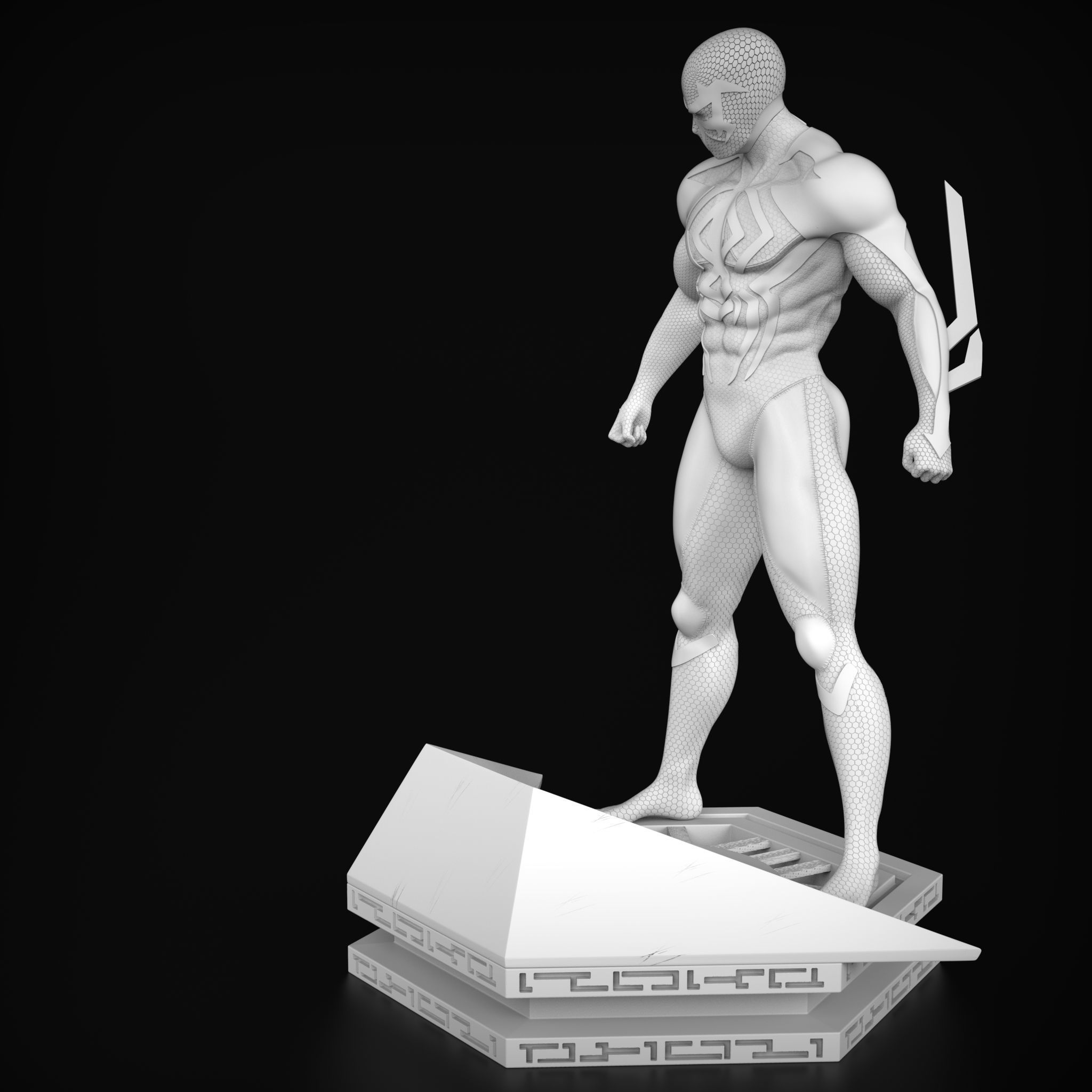 Spider-Man 2099 3D print model_14