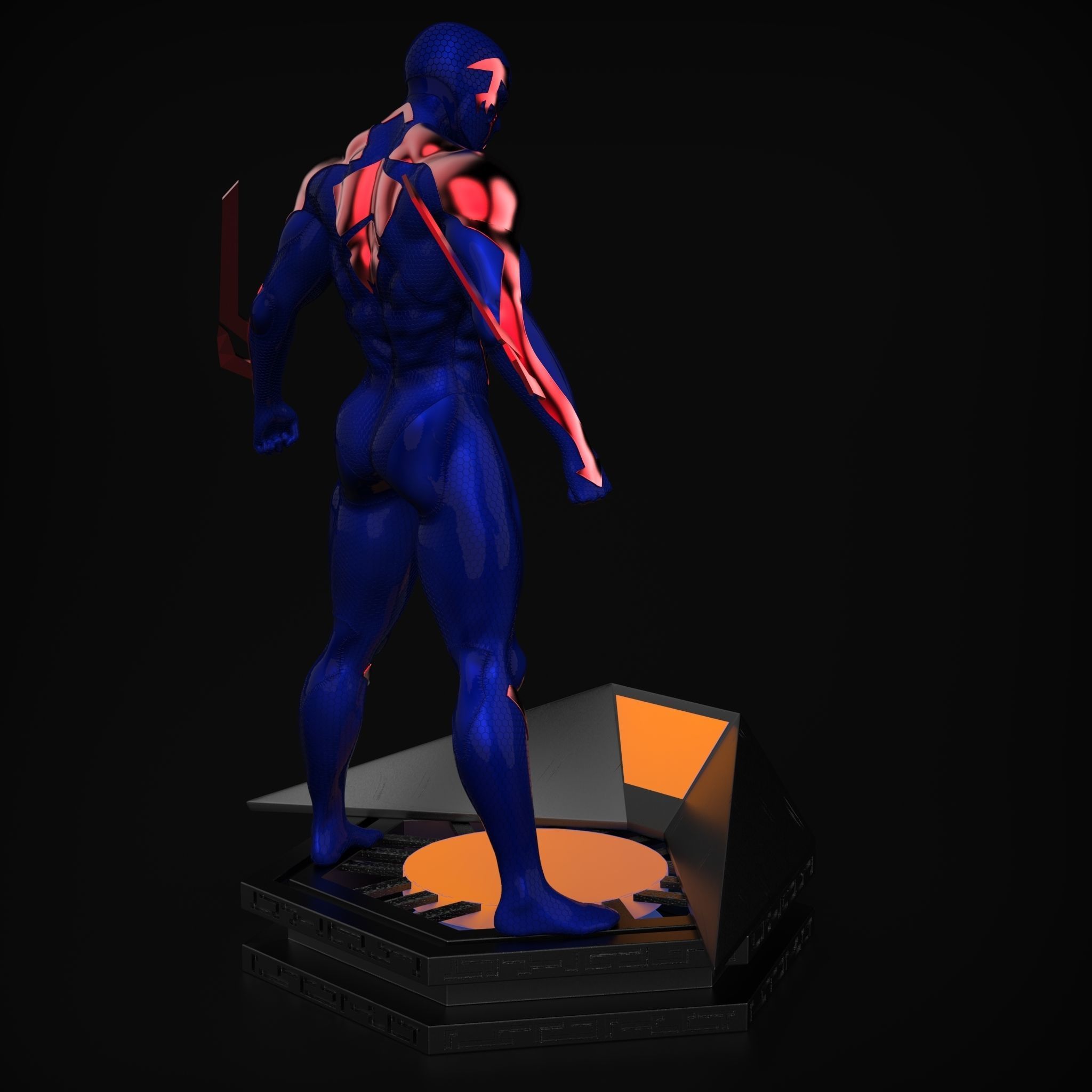 Spider-Man 2099 3D print model_4