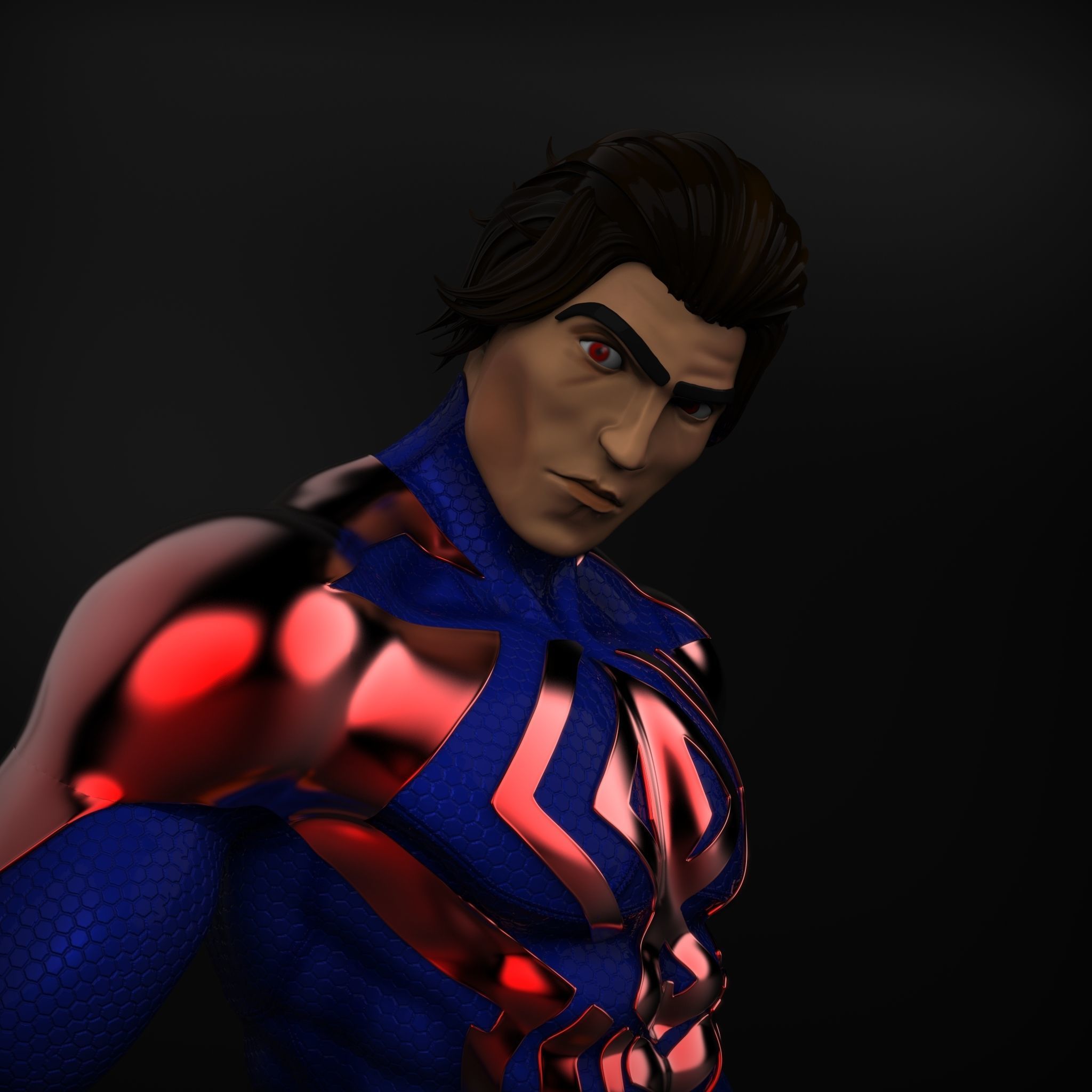 Spider-Man 2099 3D print model_11