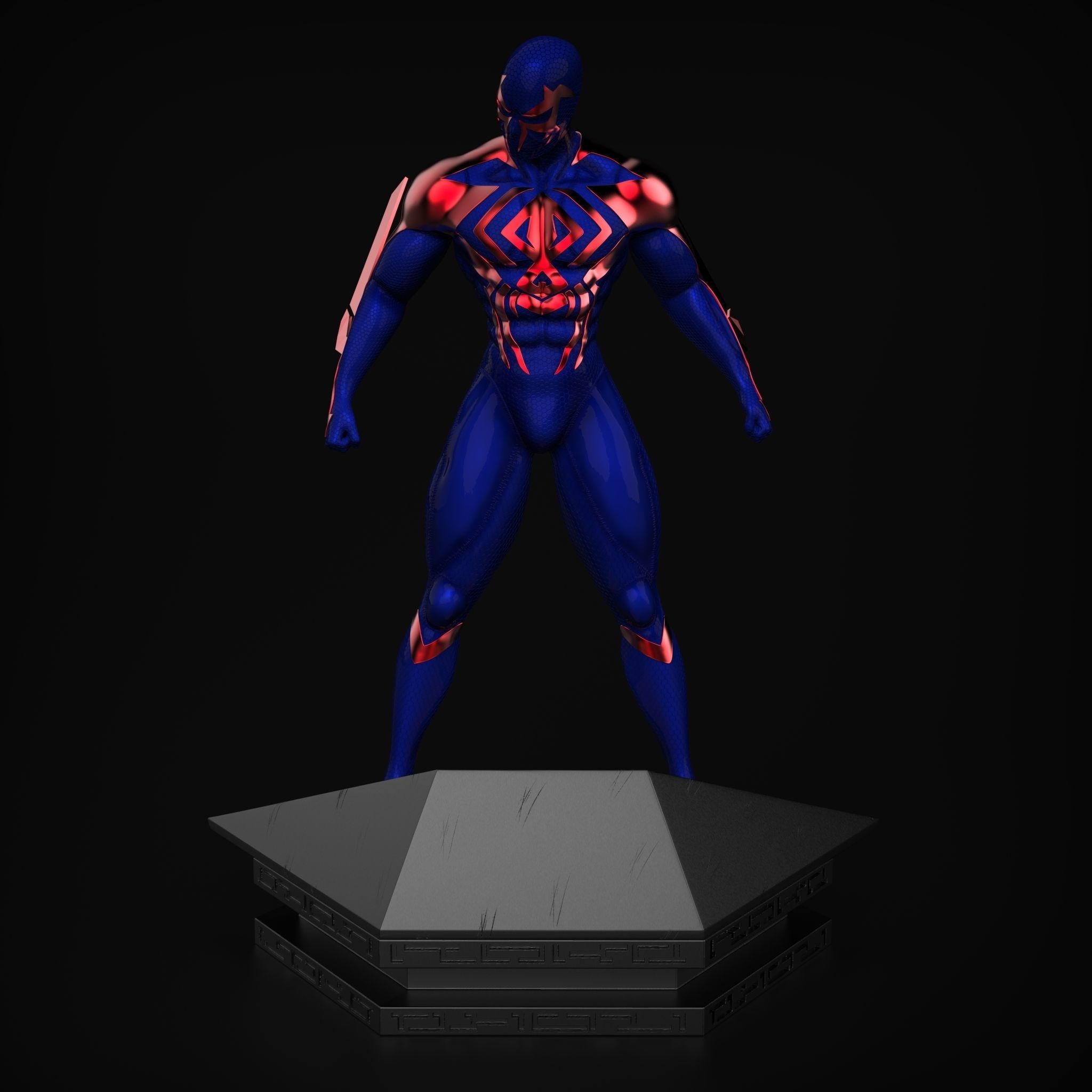 Spider-Man 2099 3D print model_9