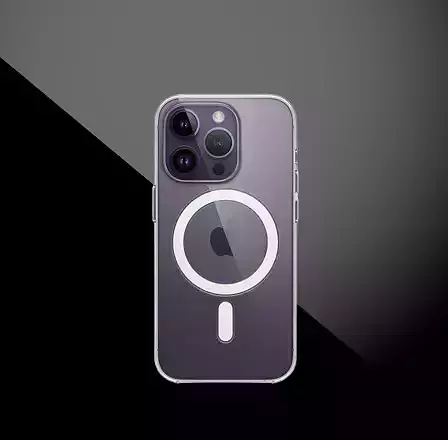 iPhone 14 Pro Clear Case with MagSafe - Low Poly PBR - glTF v2 Free 3D model