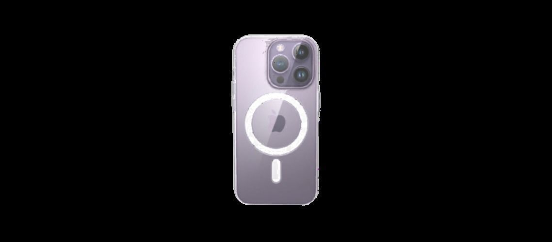 iPhone 14 Pro Clear Case with MagSafe - Low Poly PBR - glTF v2 Free 3D model_9