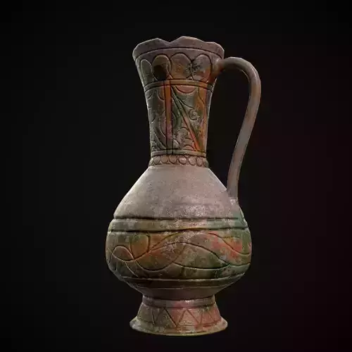 Byzantine Jar Low-poly 3D model