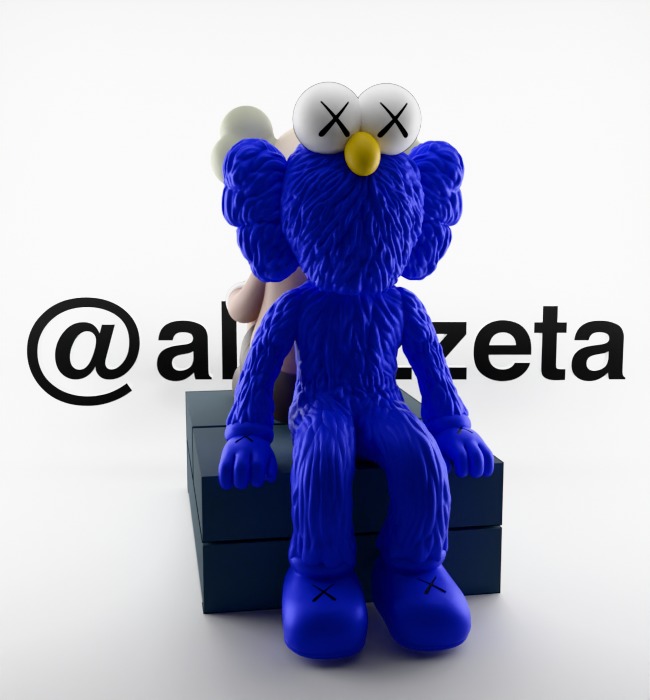 Kaws BFF Seeing x Companion Watching for Print 3D print model_37