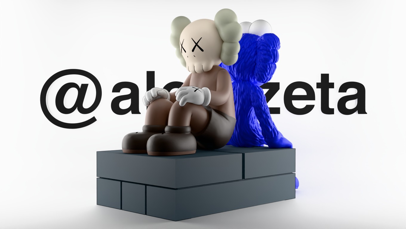 Kaws BFF Seeing x Companion Watching for Print 3D print model_1