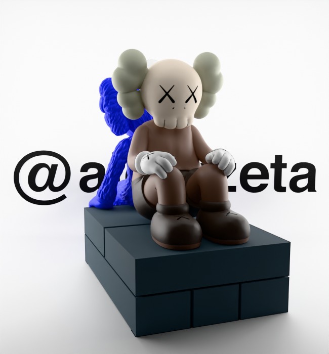 Kaws BFF Seeing x Companion Watching for Print 3D print model_18