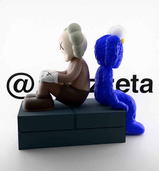 Kaws BFF Seeing x Companion Watching for Print 3D print model_28