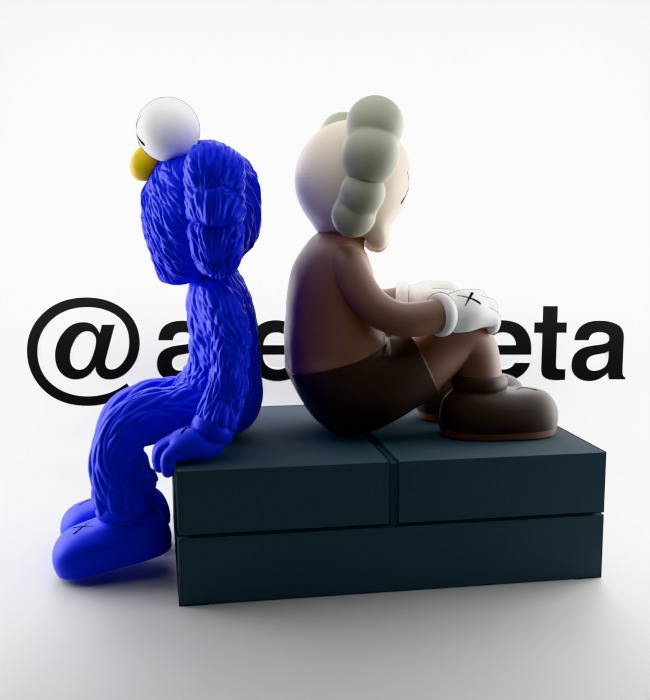 Kaws BFF Seeing x Companion Watching for Print 3D print model_10