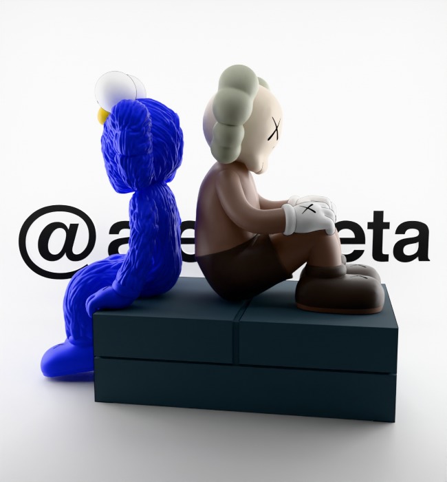 Kaws BFF Seeing x Companion Watching for Print 3D print model_12