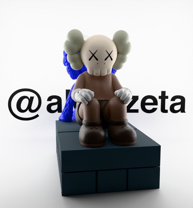 Kaws BFF Seeing x Companion Watching for Print 3D print model_19