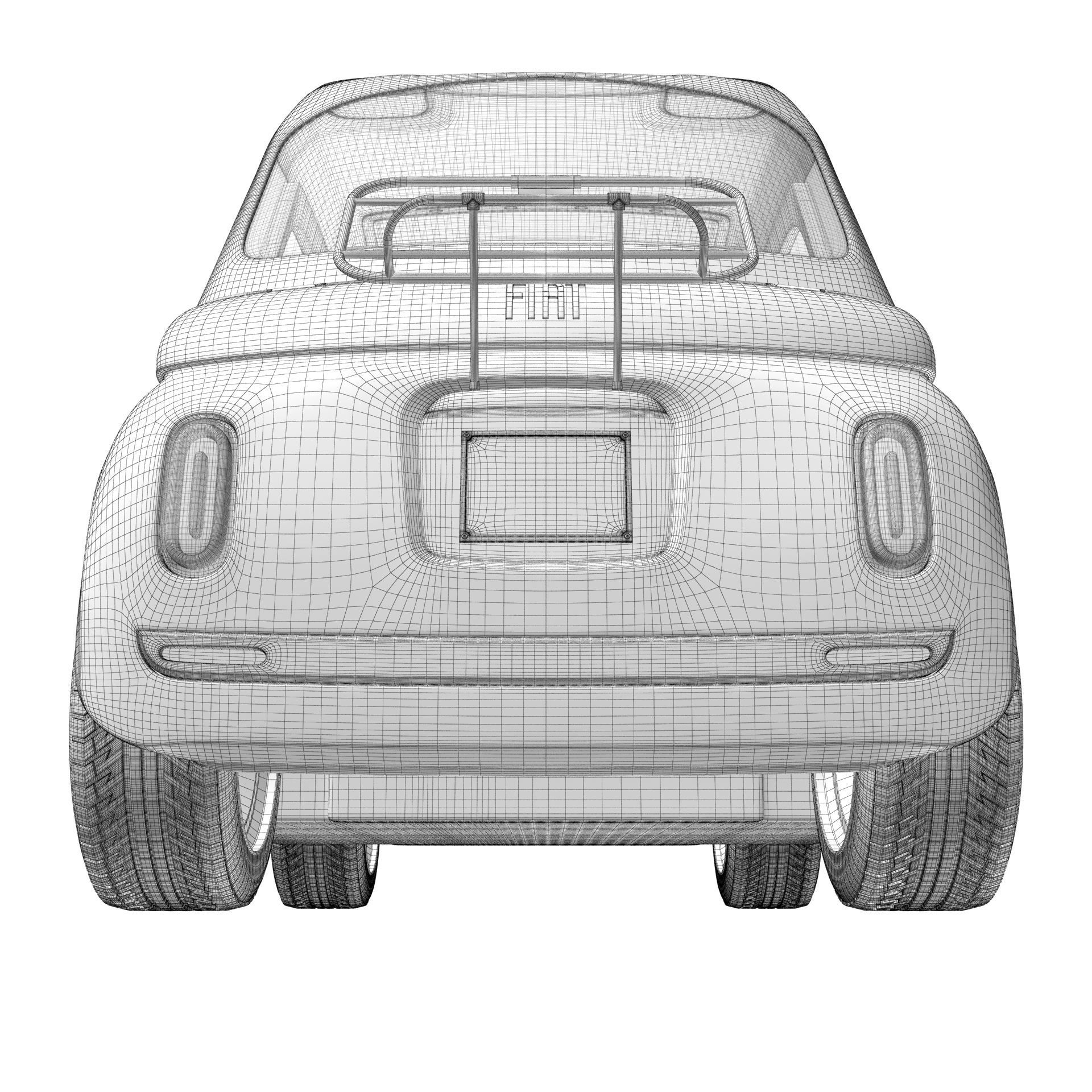 Fiat Topolino 2023 3D model_27