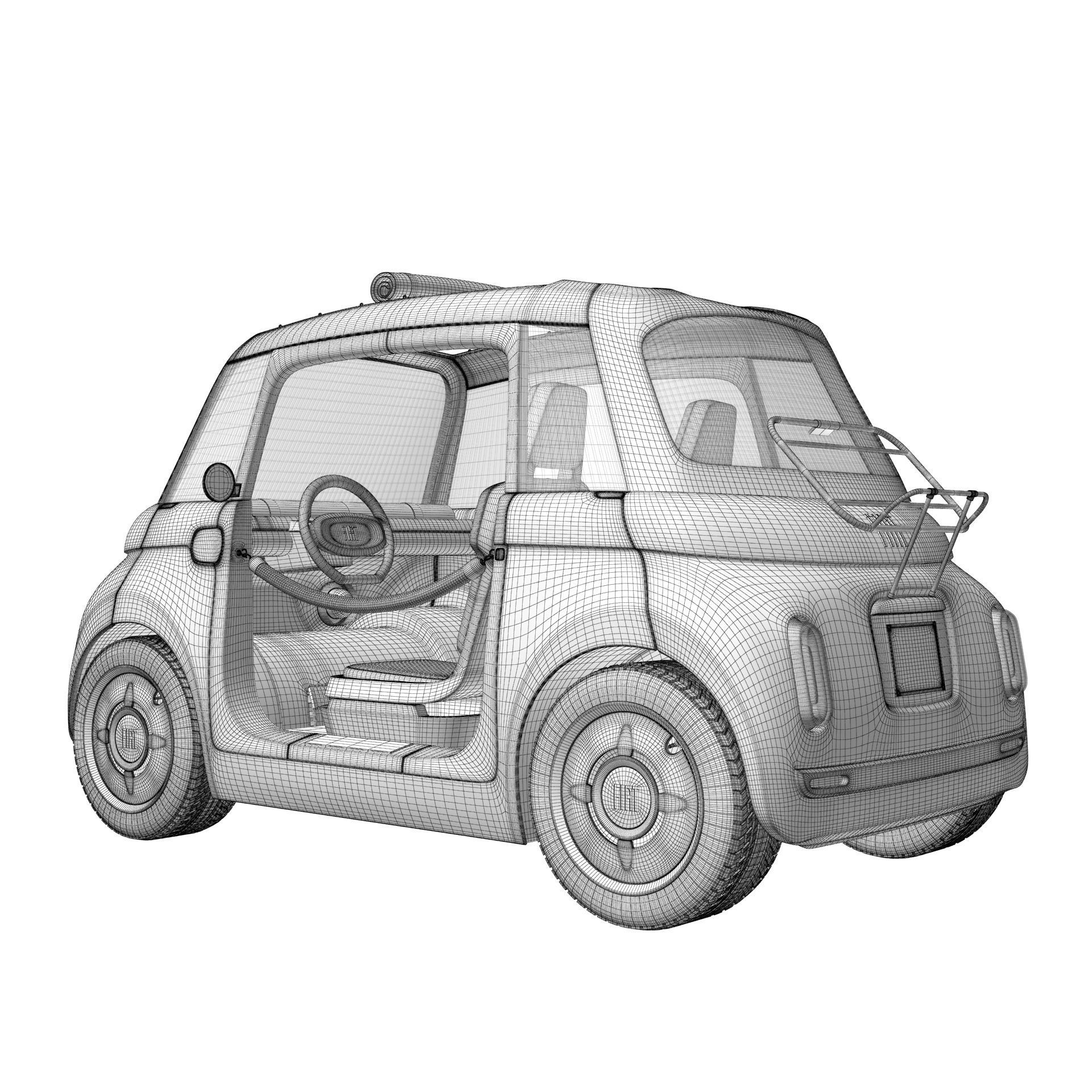 Fiat Topolino 2023 3D model_20