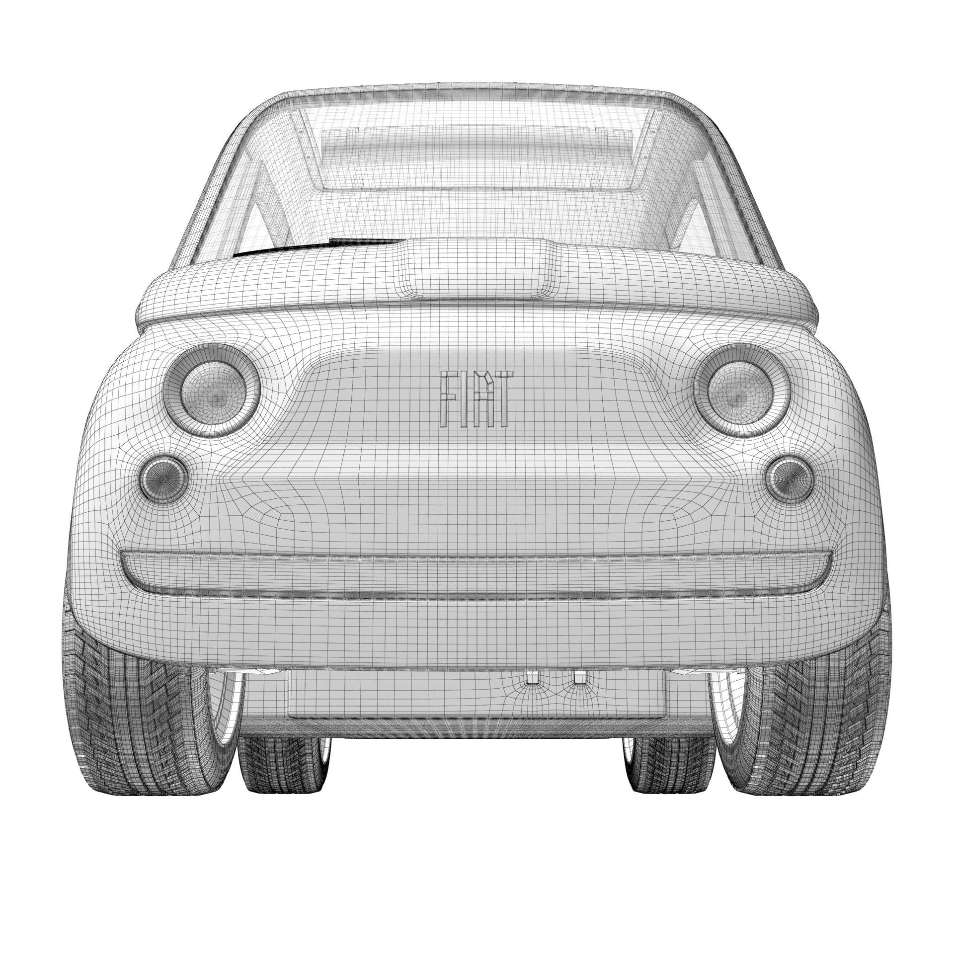 Fiat Topolino 2023 3D model_26