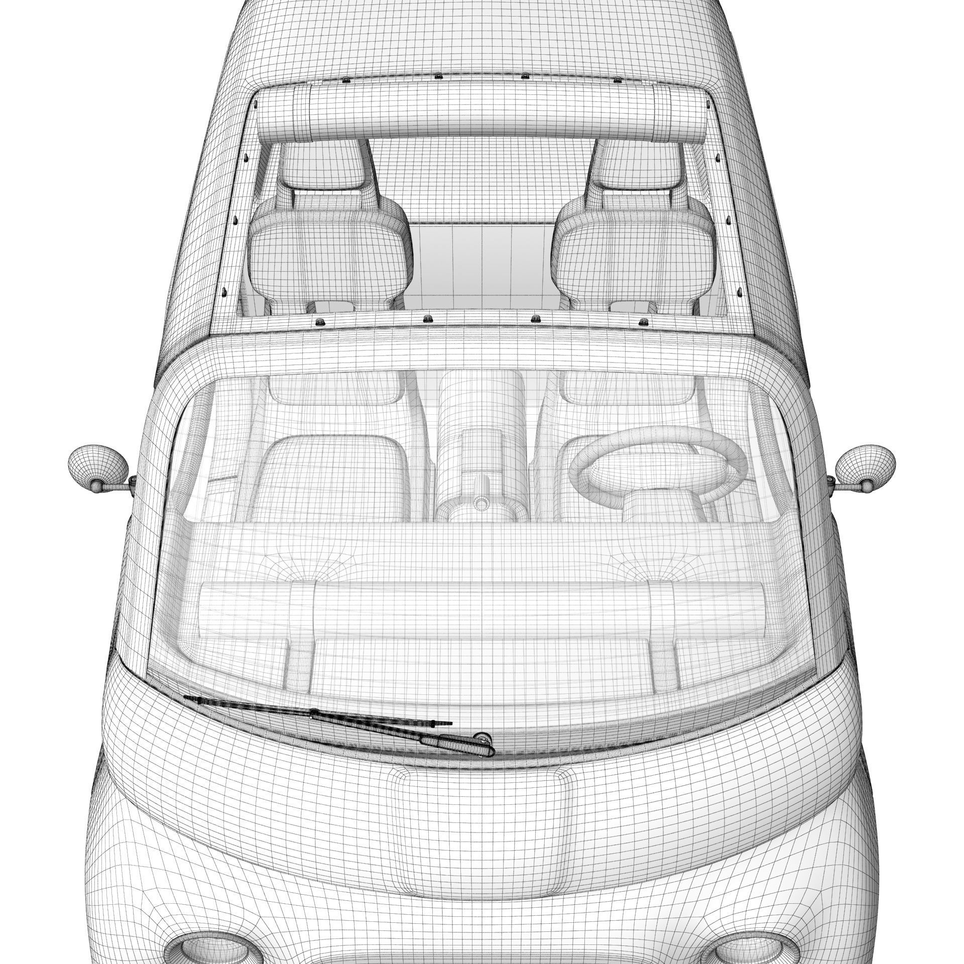Fiat Topolino 2023 3D model_24