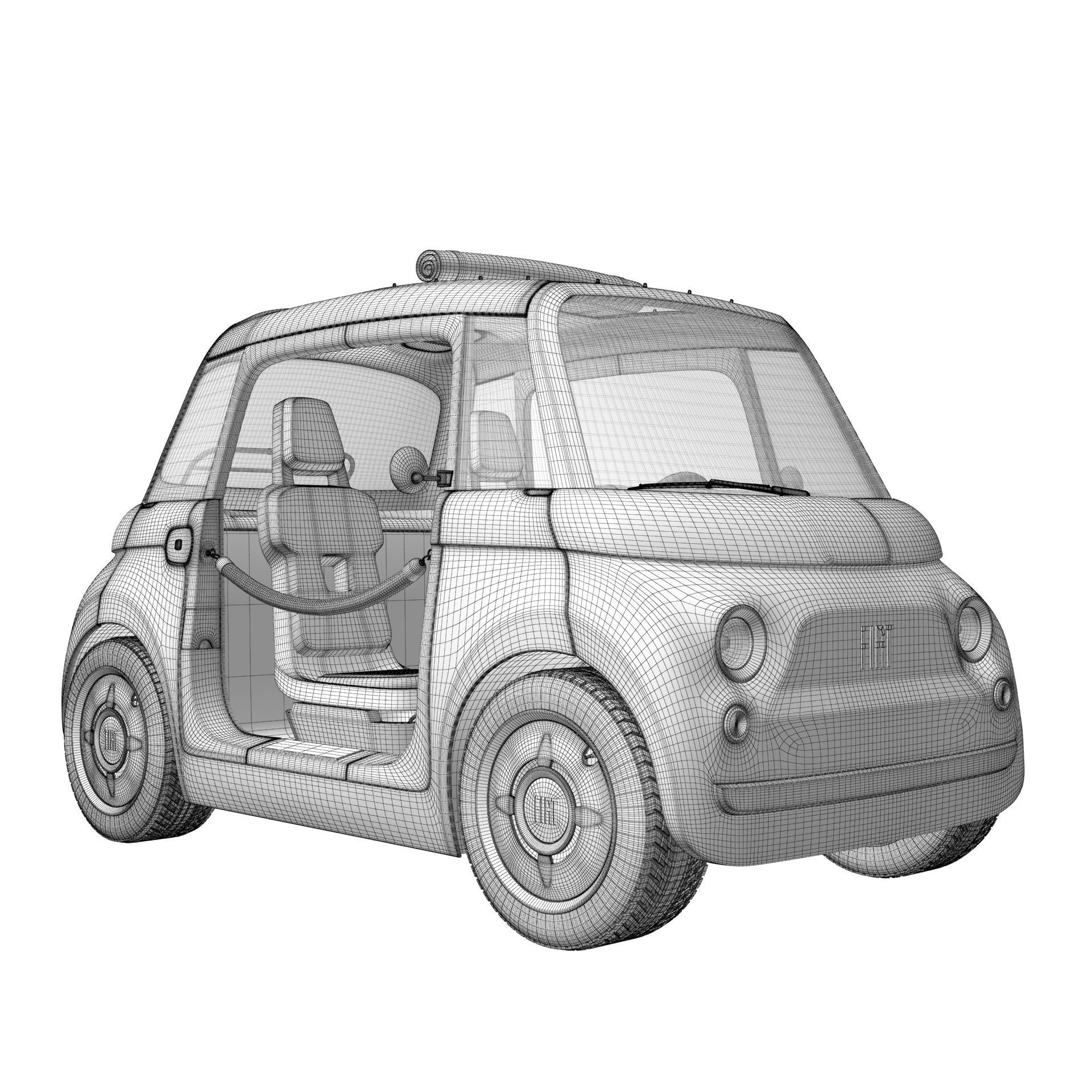Fiat Topolino 2023 3D model_14