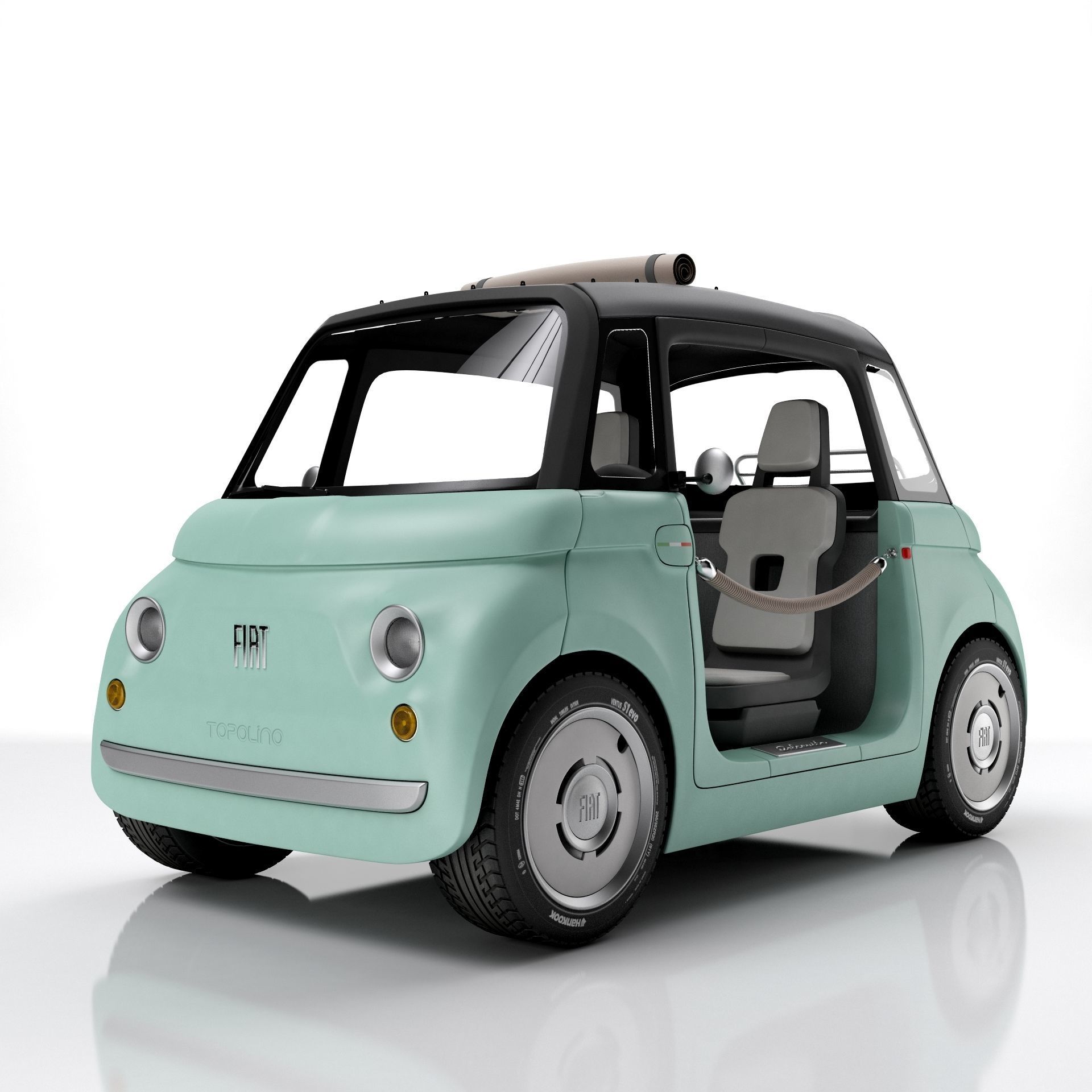 Fiat Topolino 2023 3D model_2