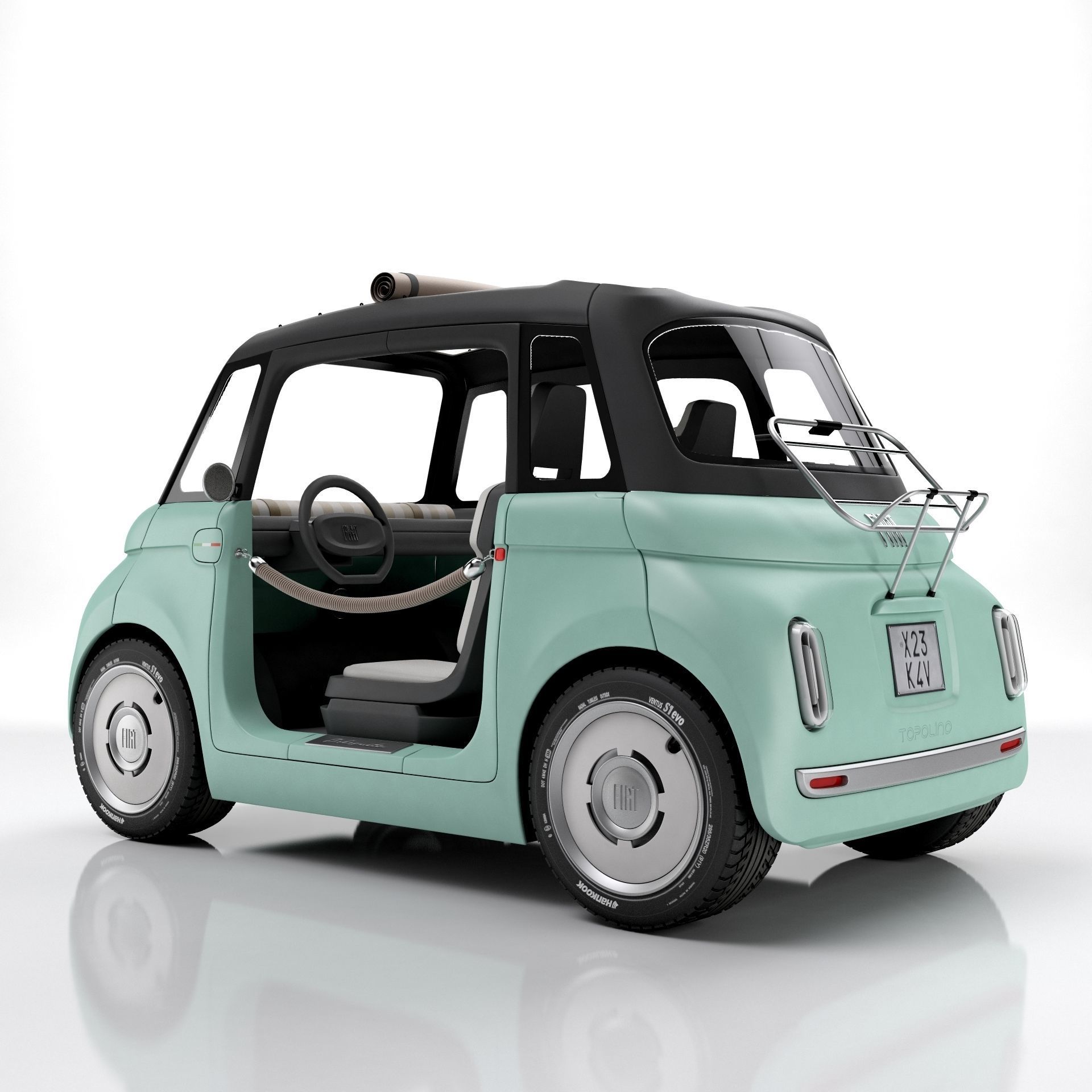 Fiat Topolino 2023 3D model_6