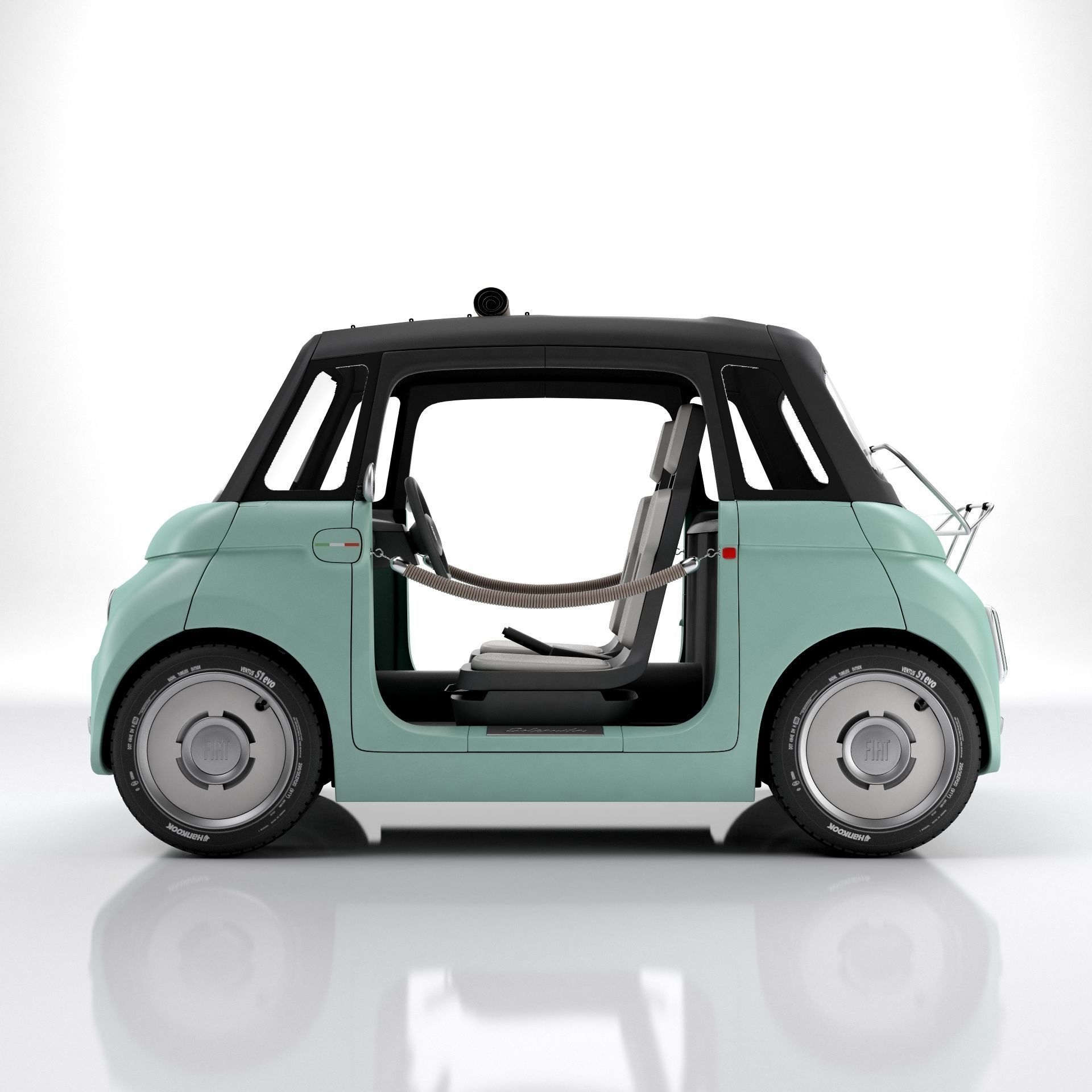 Fiat Topolino 2023 3D model_3