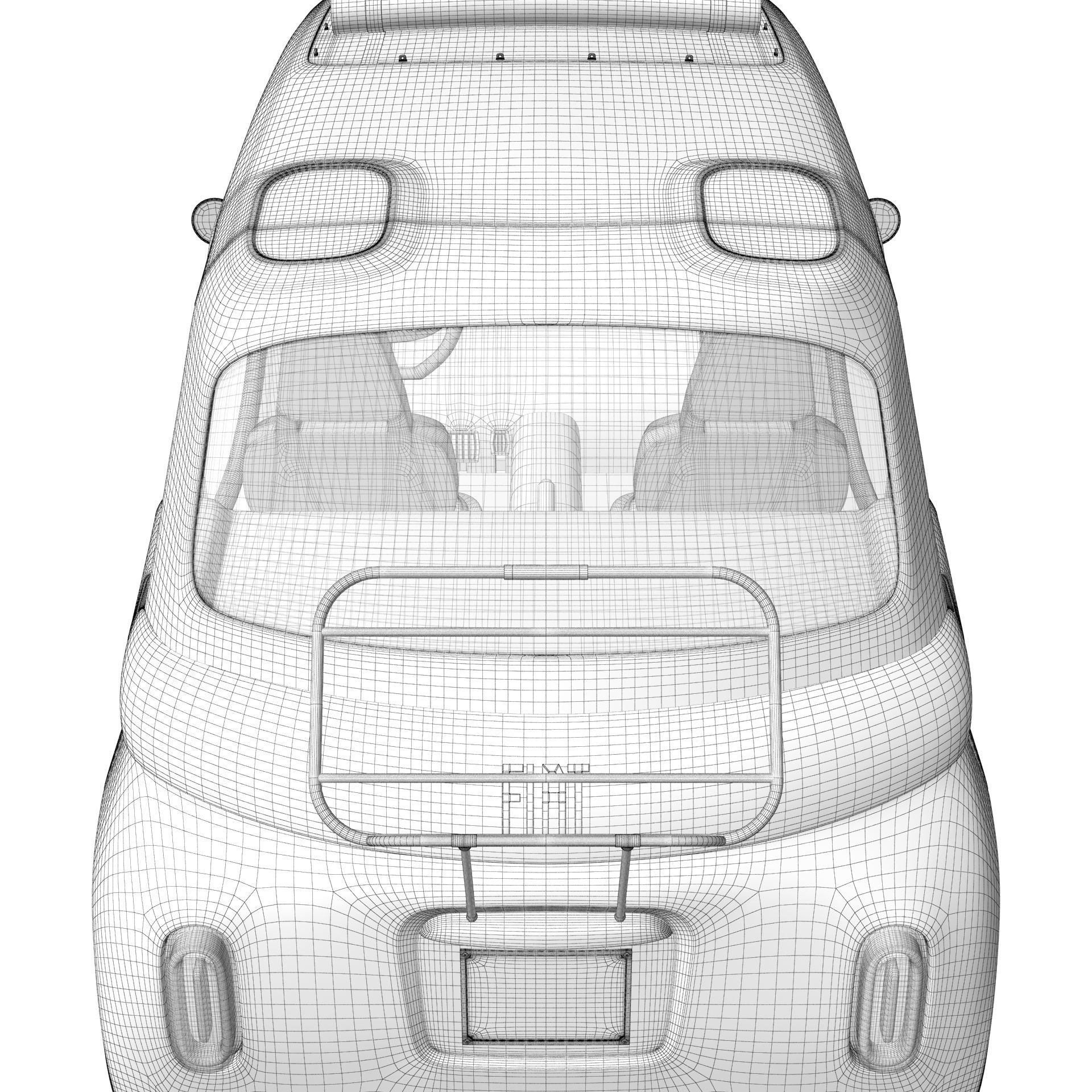 Fiat Topolino 2023 3D model_25