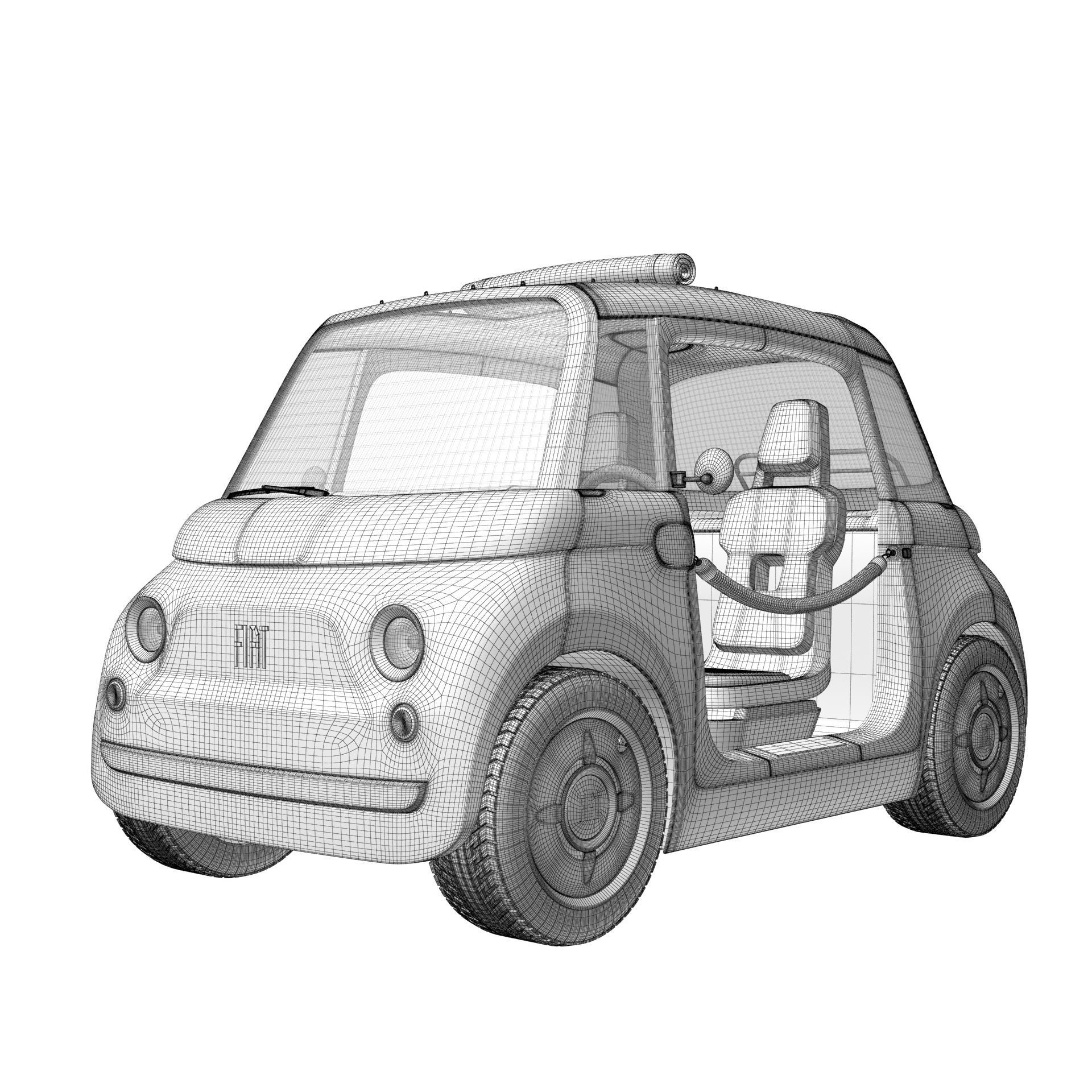 Fiat Topolino 2023 3D model_16