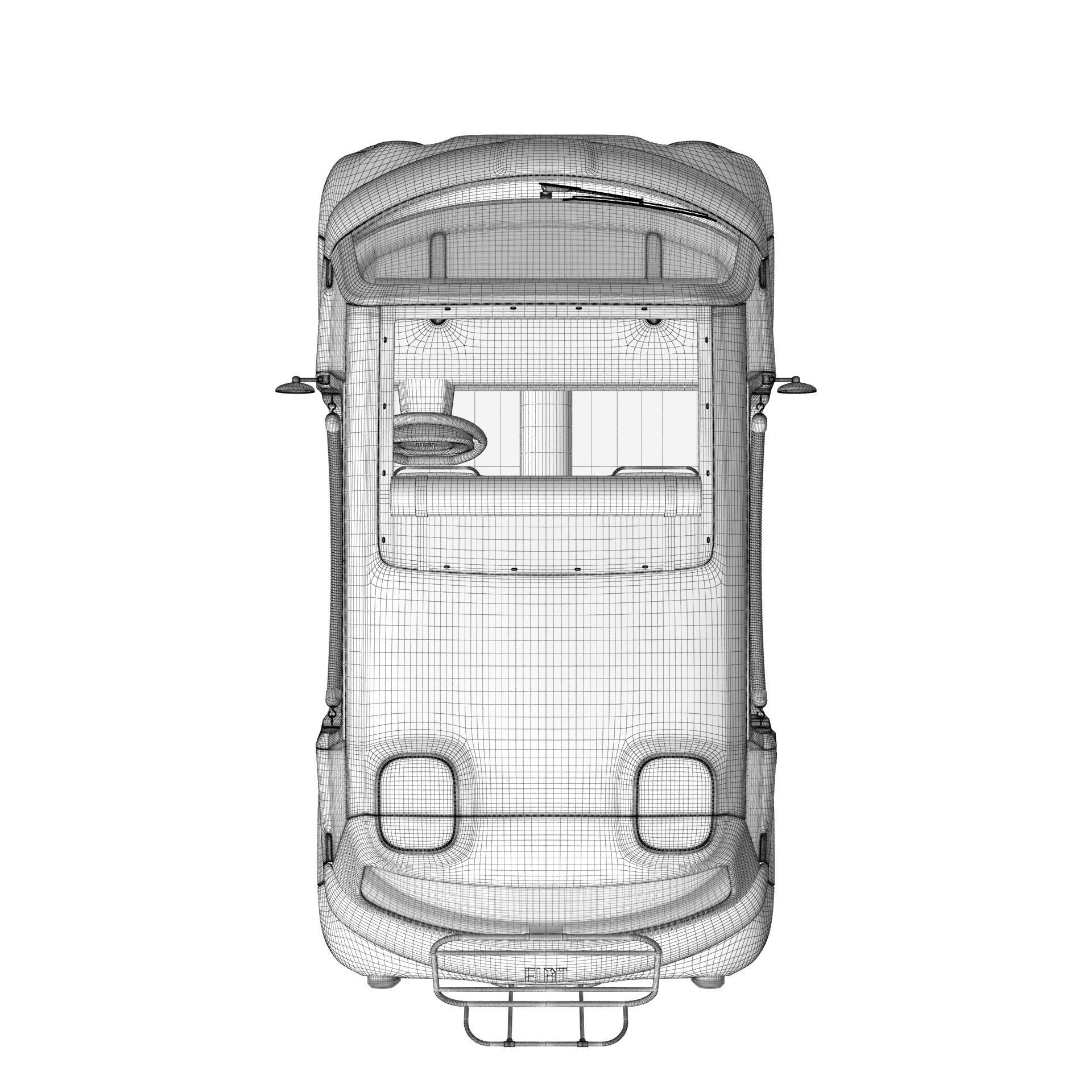Fiat Topolino 2023 3D model_22