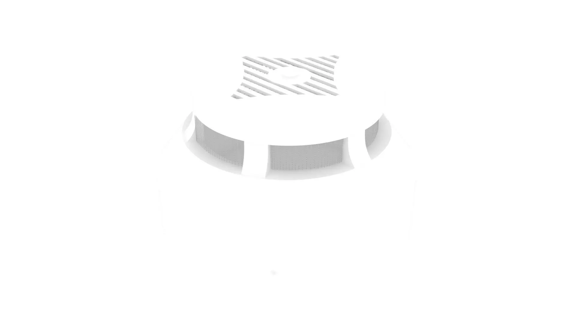 Smoke Detector 3D model_0