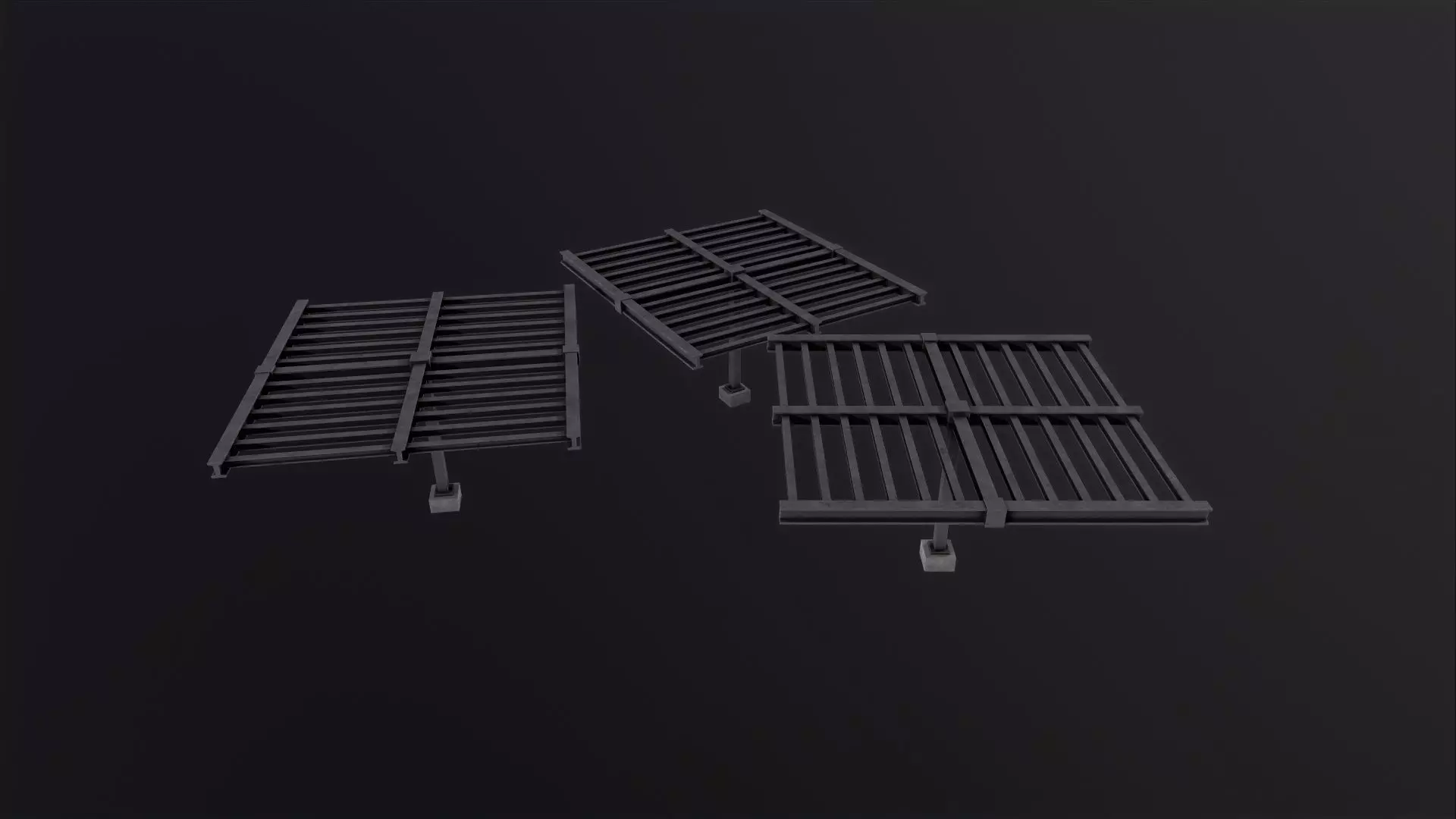 Construction steel beam 3D Model Low-poly 3D model
