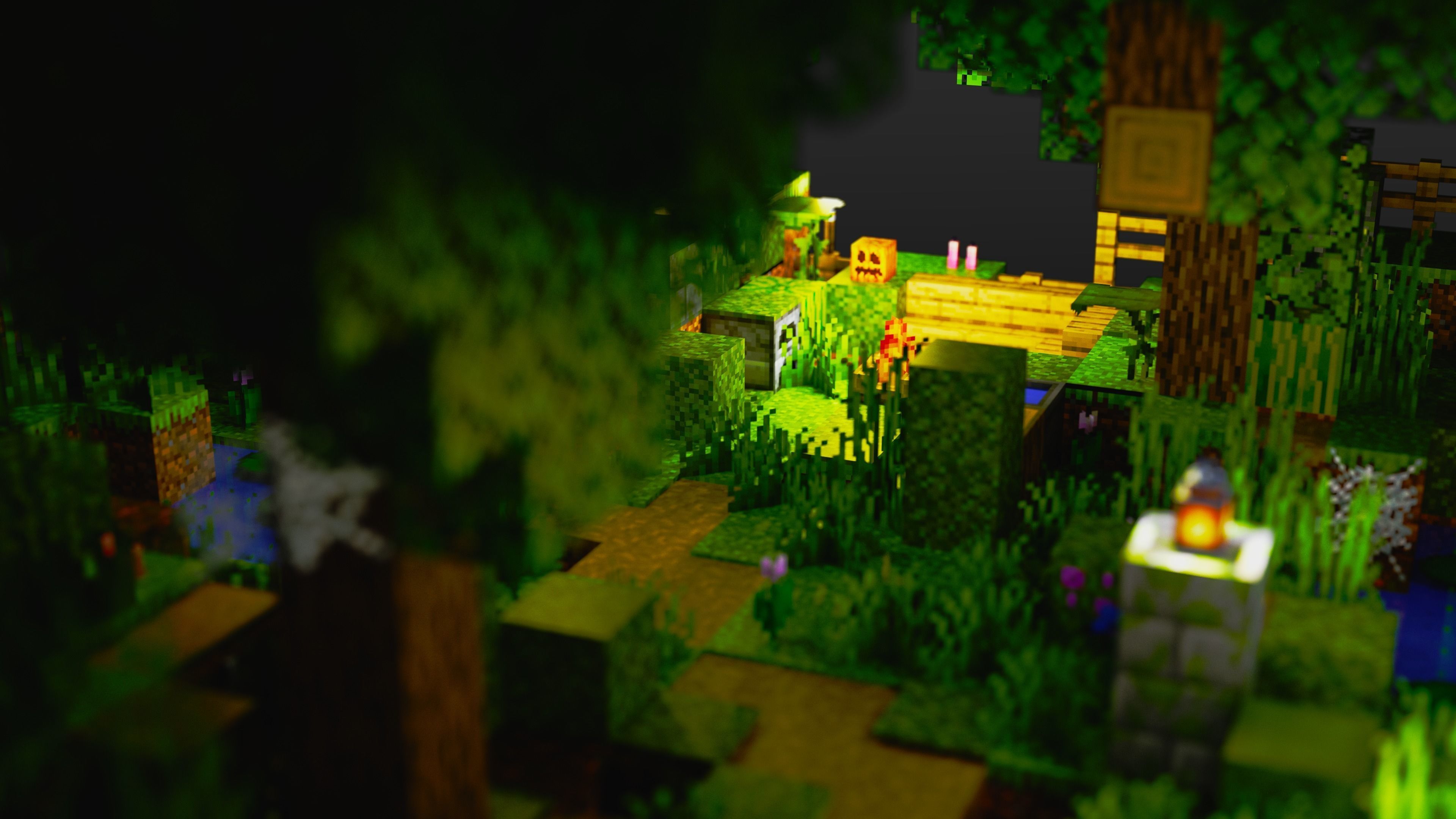 The Travelers Path - A Minecraft Journey Tile Low-poly 3D model_8