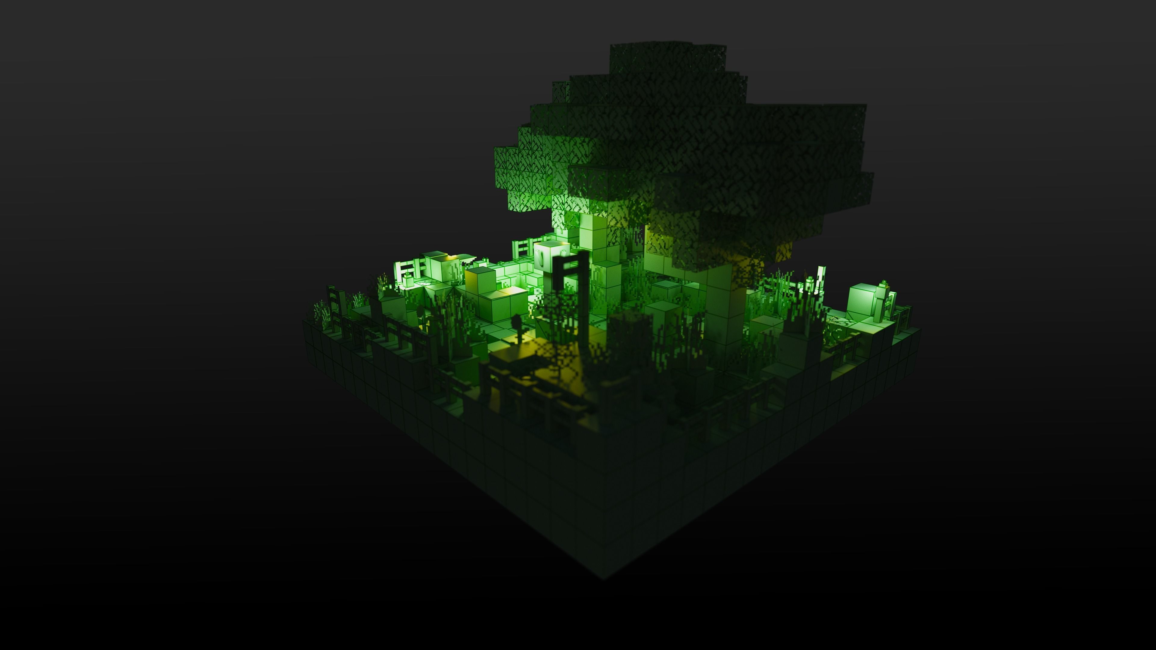 The Travelers Path - A Minecraft Journey Tile Low-poly 3D model_13