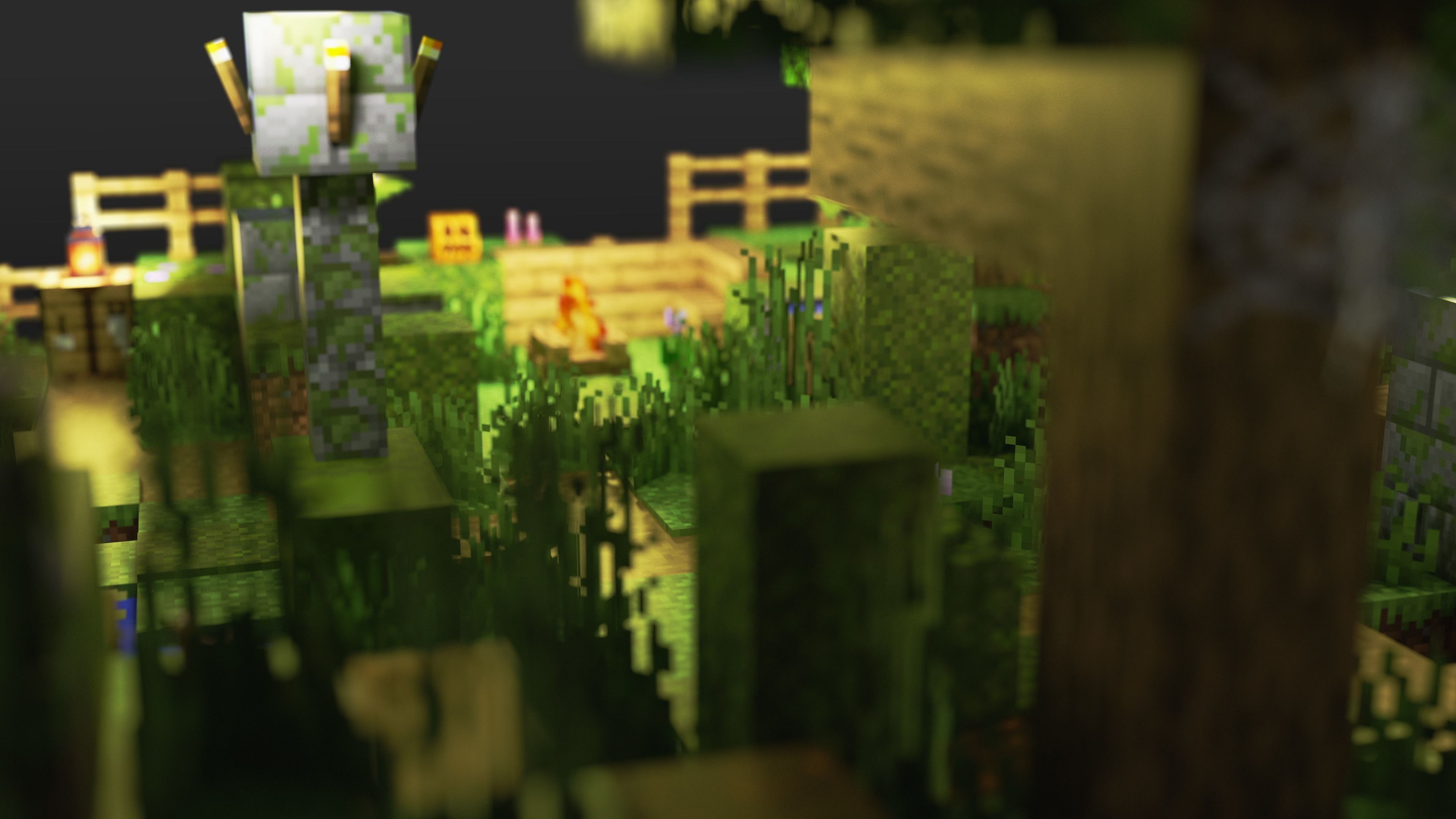 The Travelers Path - A Minecraft Journey Tile Low-poly 3D model_6