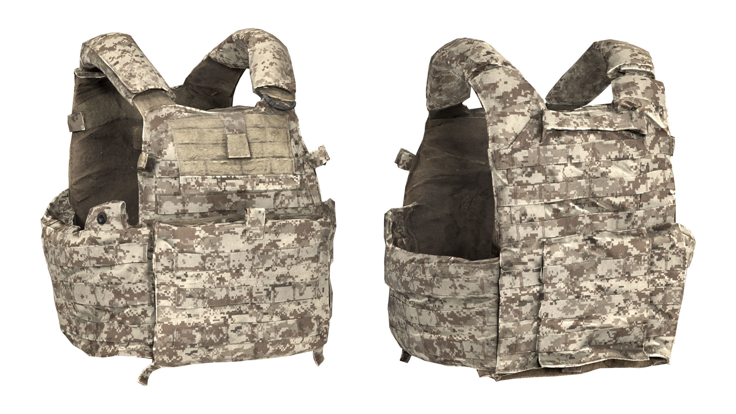 LBT 6094 PLATE CARRIER Low-poly 3D model_2