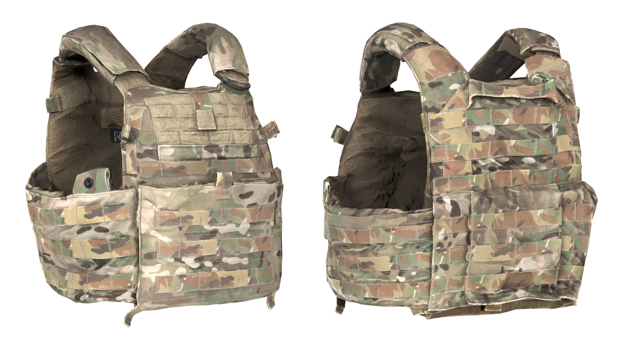 LBT 6094 PLATE CARRIER Low-poly 3D model_4
