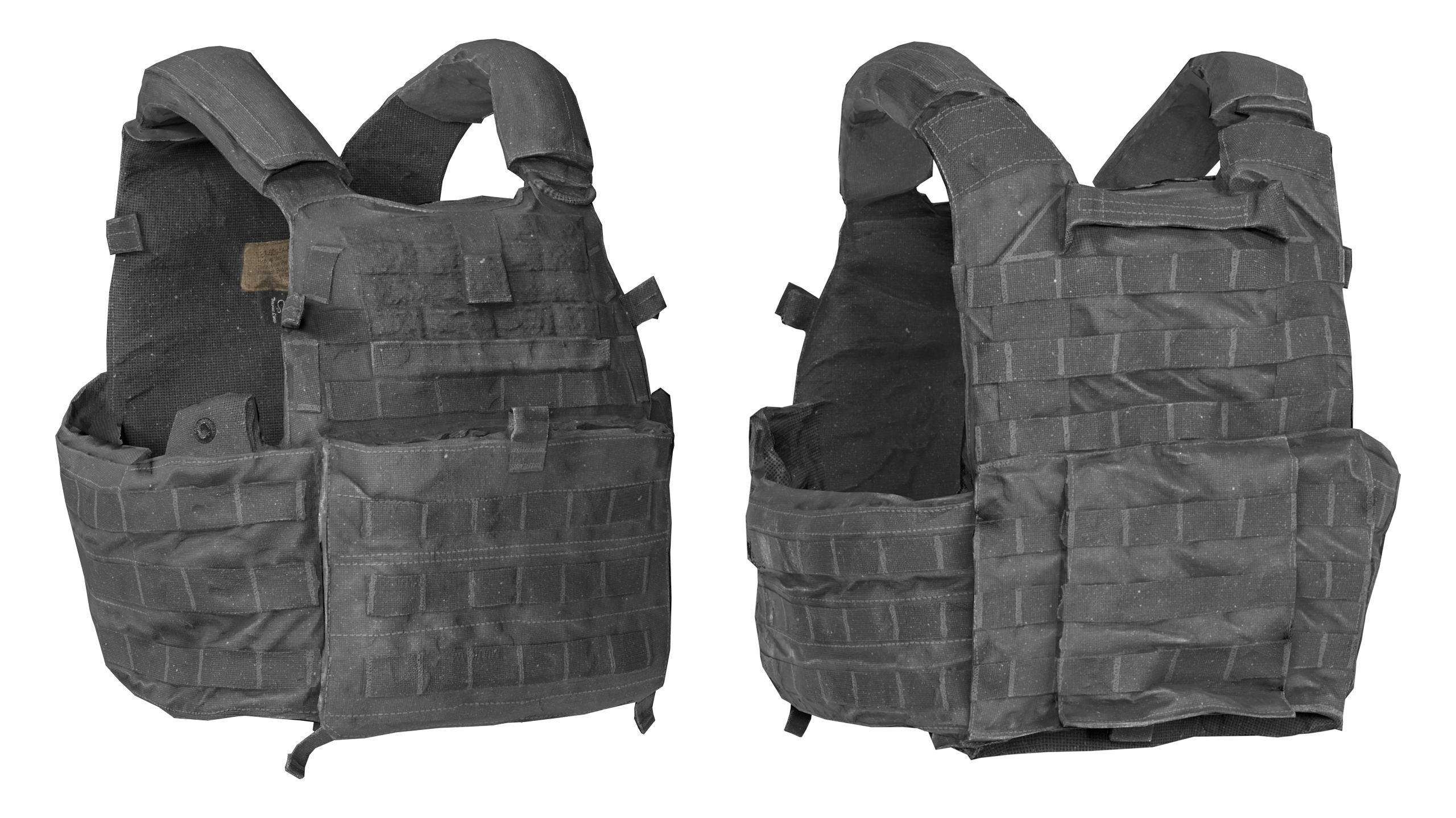 LBT 6094 PLATE CARRIER Low-poly 3D model_5