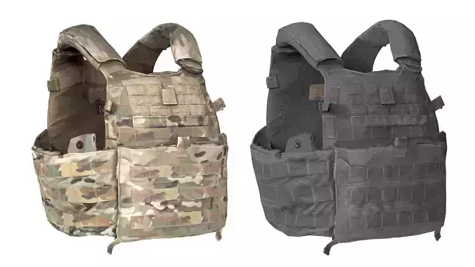 LBT 6094 PLATE CARRIER Low-poly 3D model
