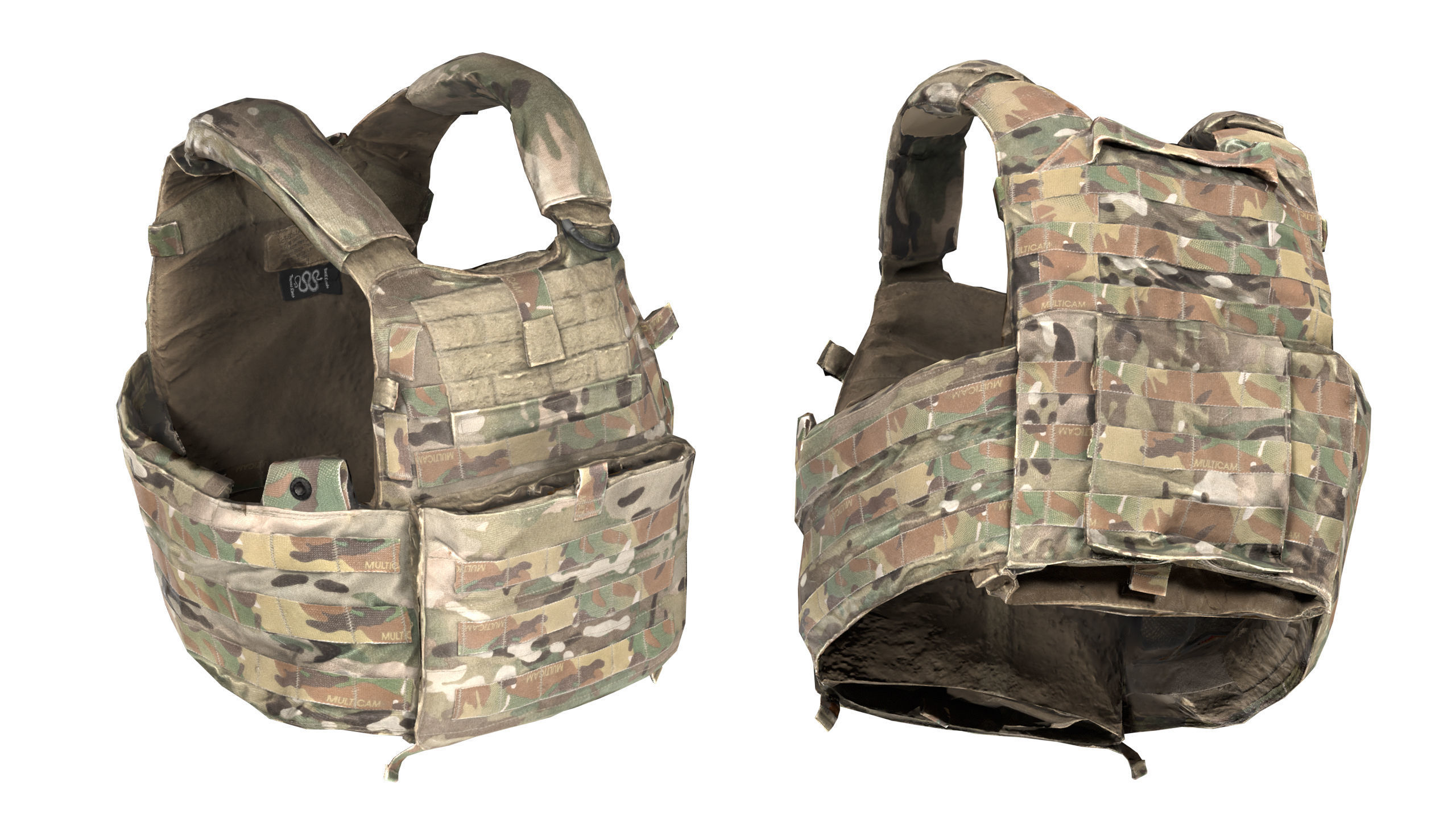 LBT 6094 PLATE CARRIER Low-poly 3D model_6