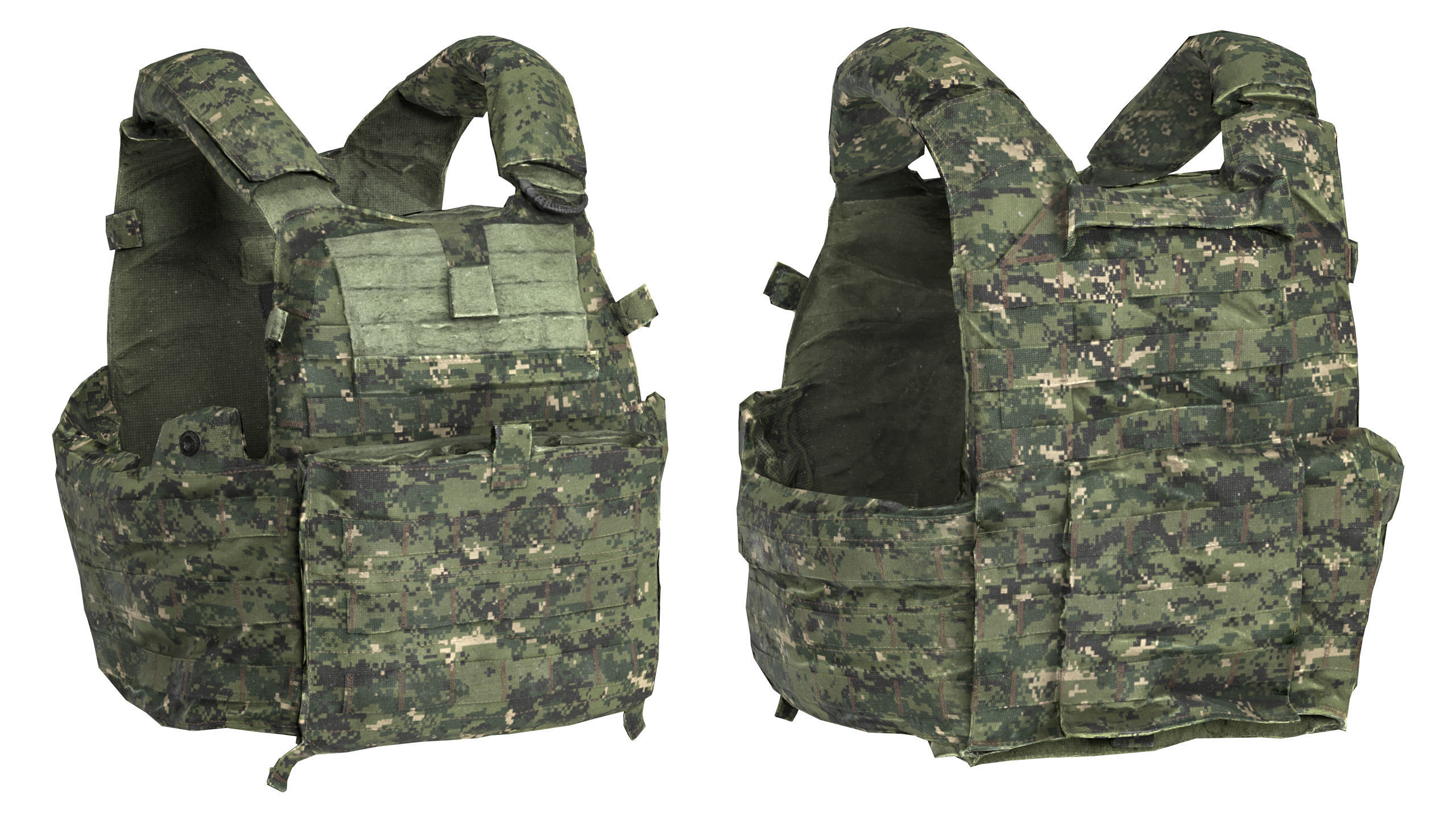 LBT 6094 PLATE CARRIER Low-poly 3D model_3
