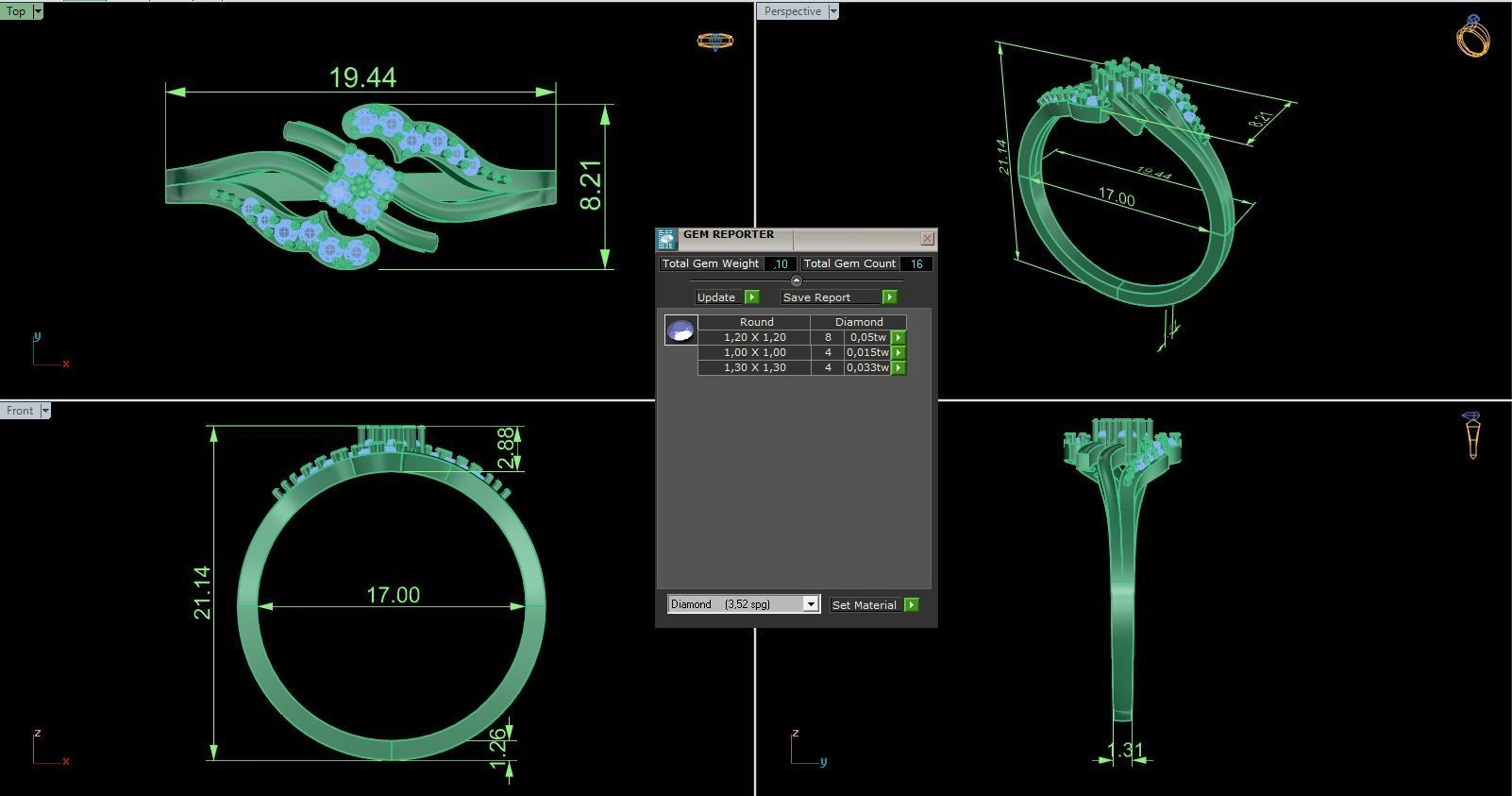 Minimalist Ring  774 3D print model_8