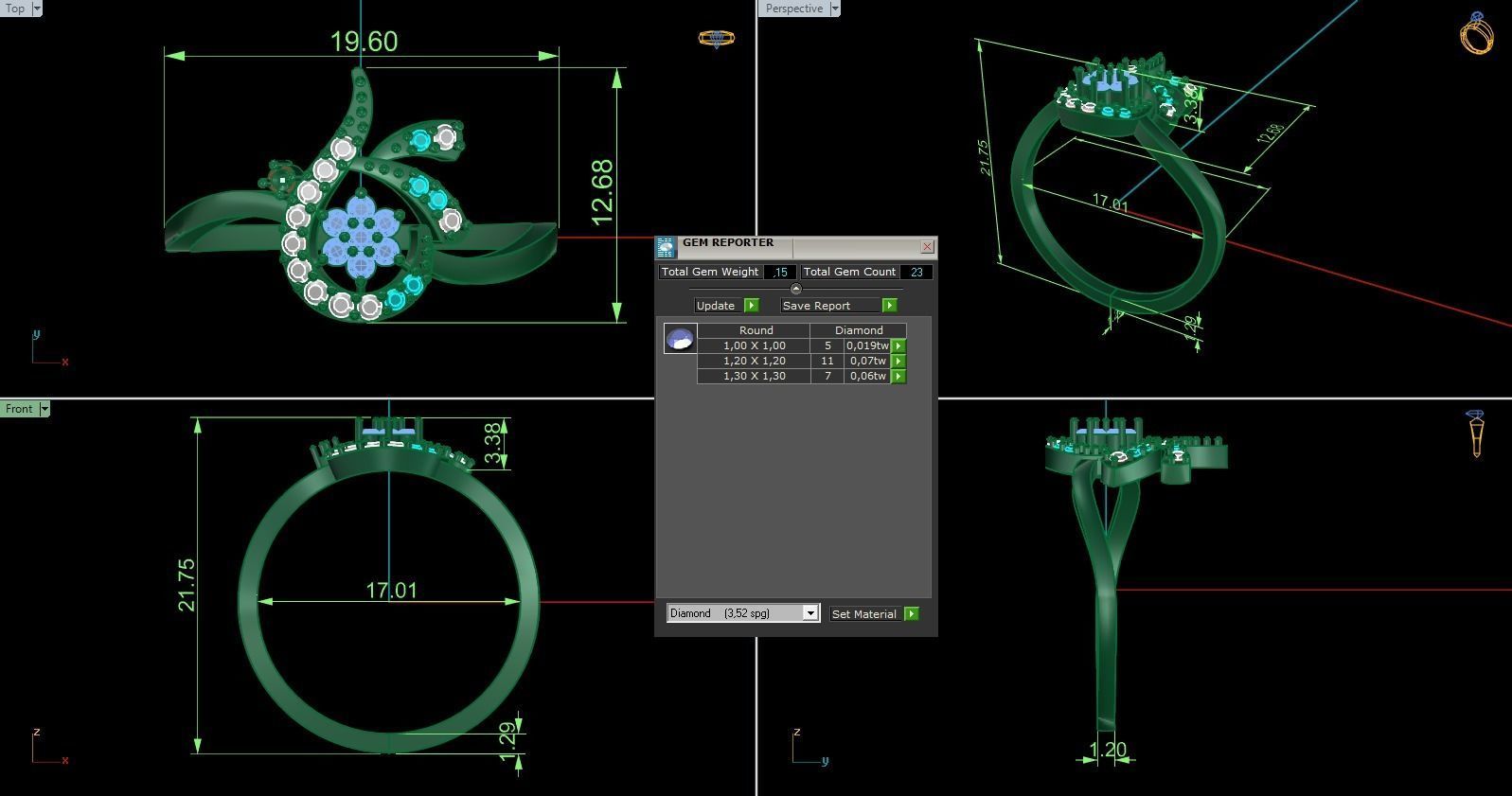 Minimalist Ring 773 3D print model_8
