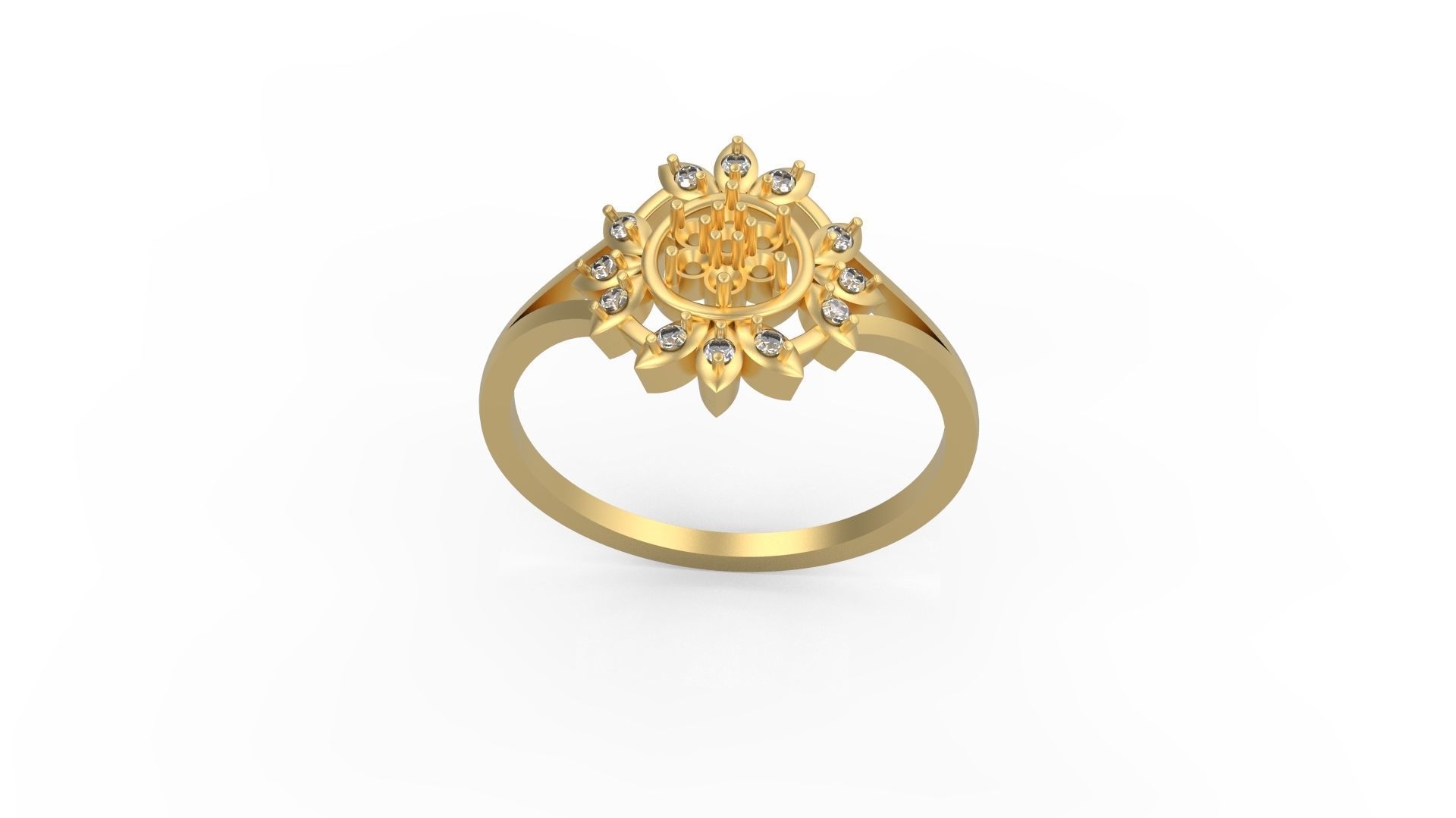 Minimalist Ring 764 3D print model_3