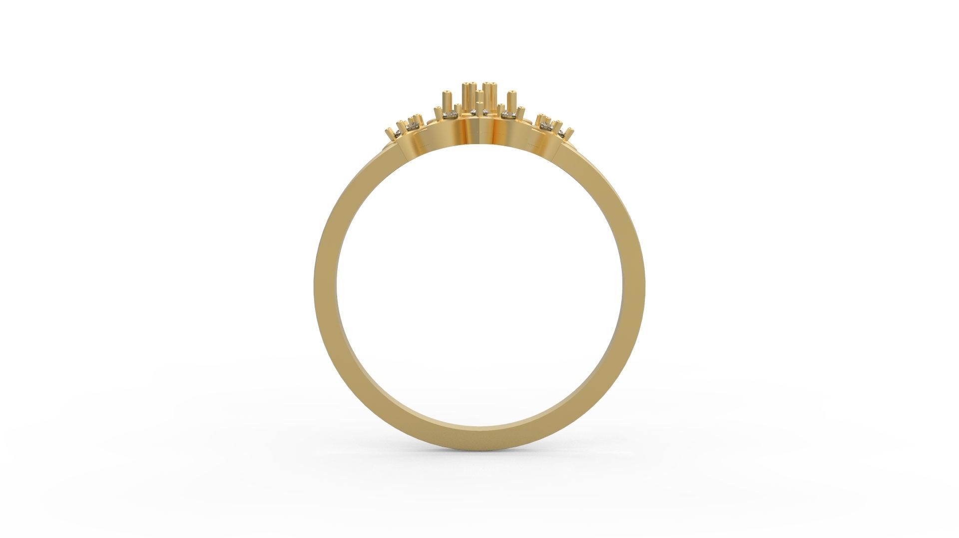 Minimalist Ring 764 3D print model_1