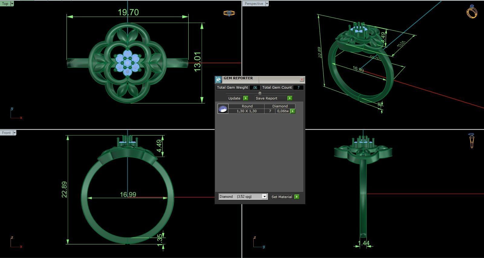 Minimalist Ring 762 3D print model_8