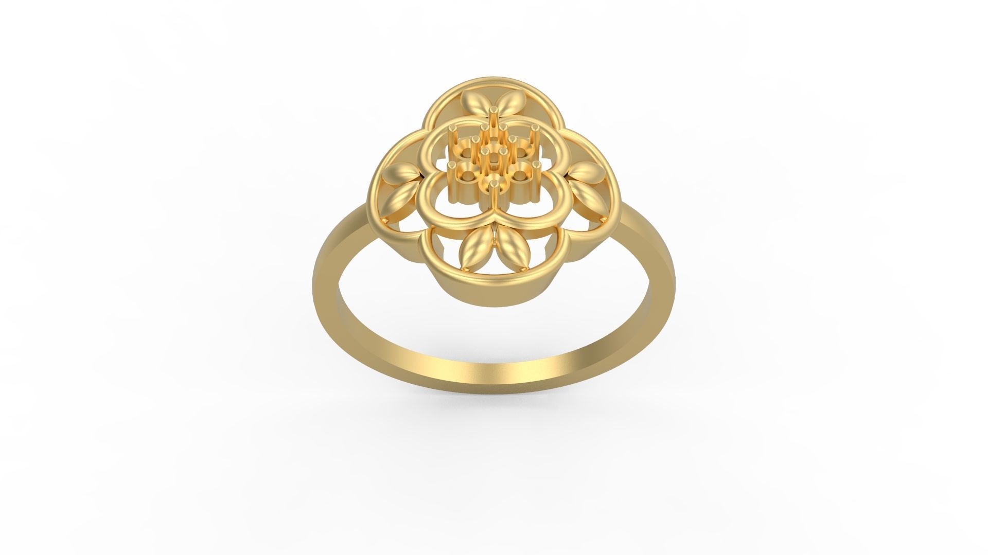 Minimalist Ring 762 3D print model_3