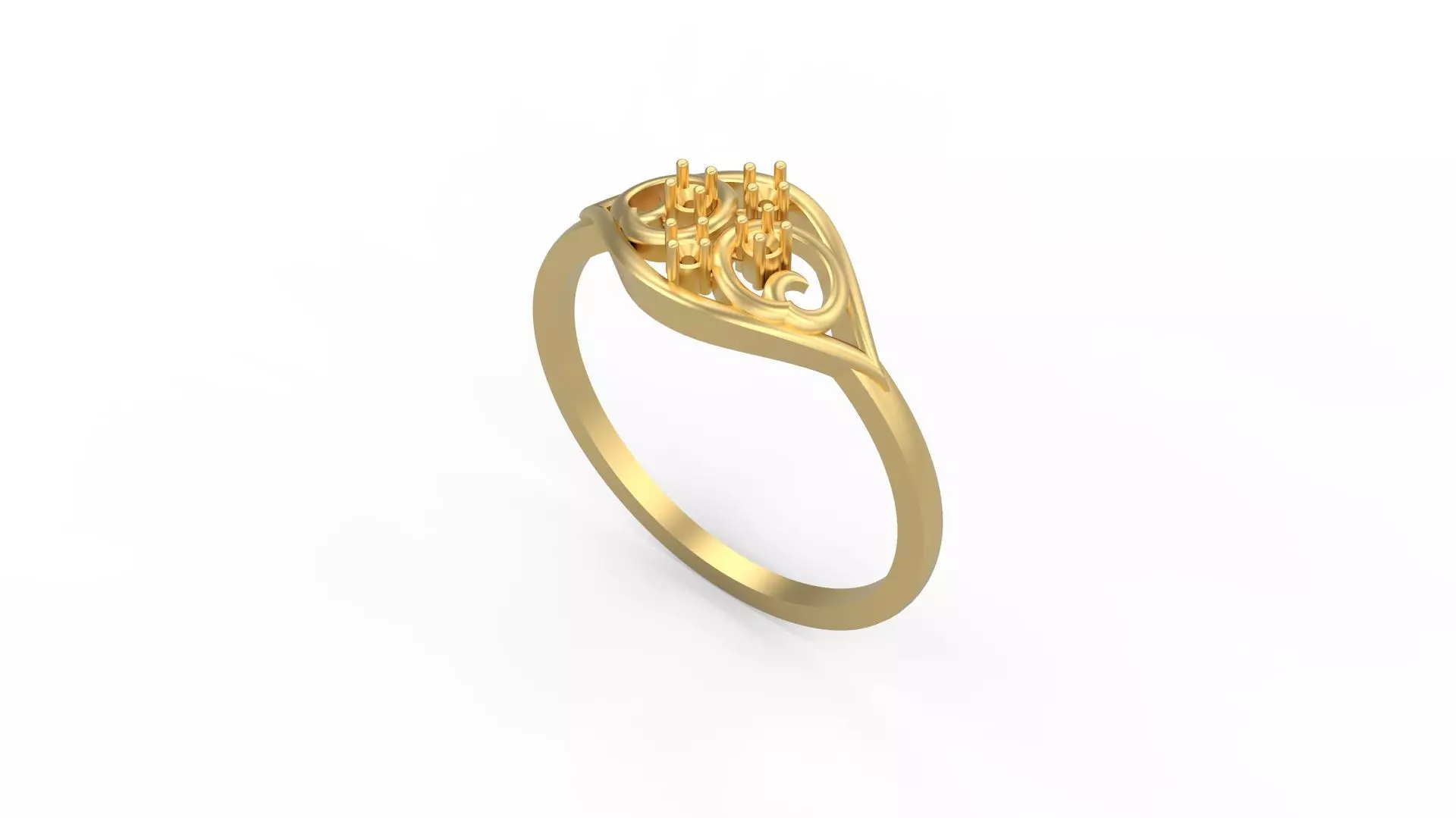 Minimalist Ring 761 3D print model_0