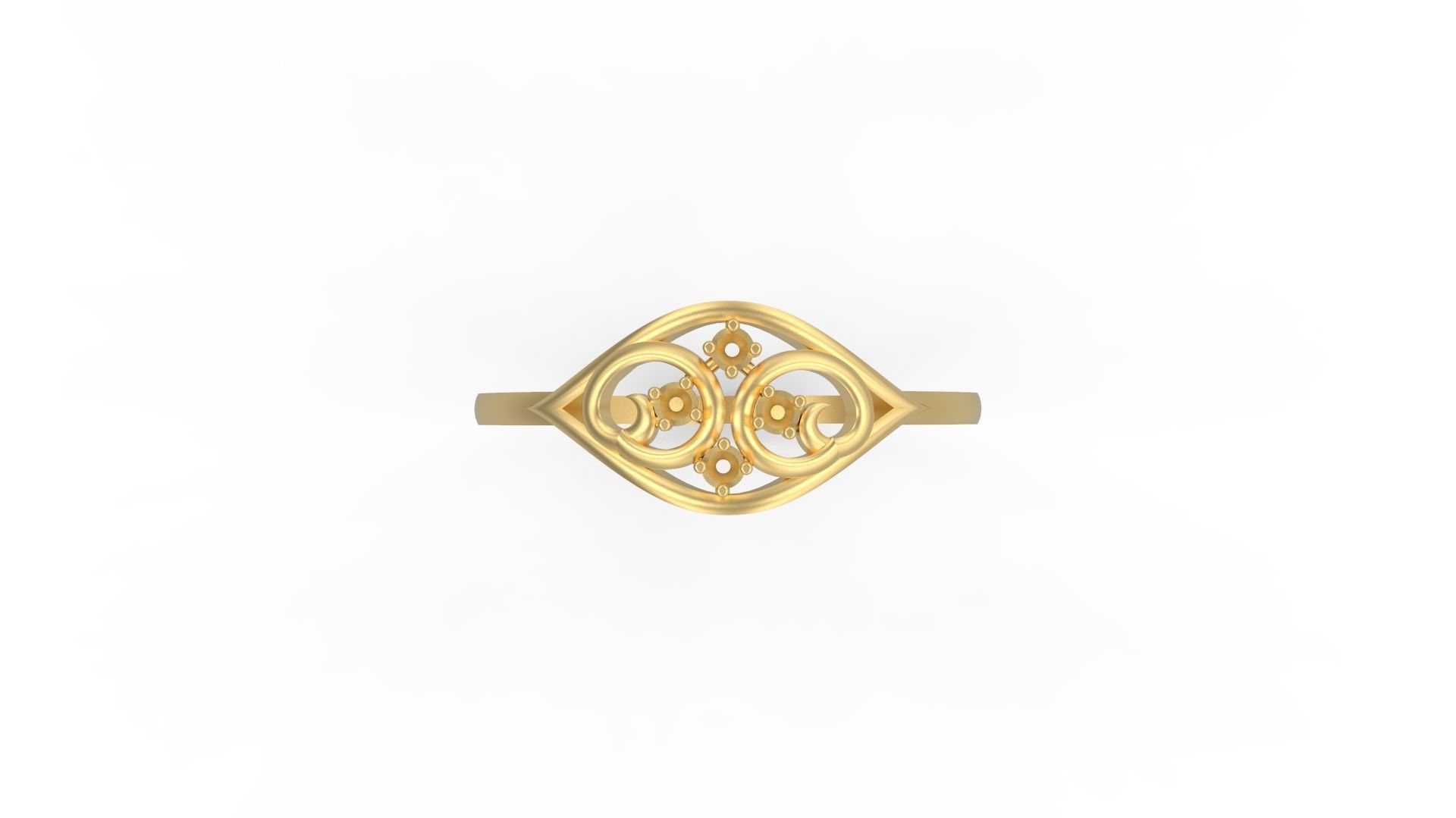 Minimalist Ring 761 3D print model_4