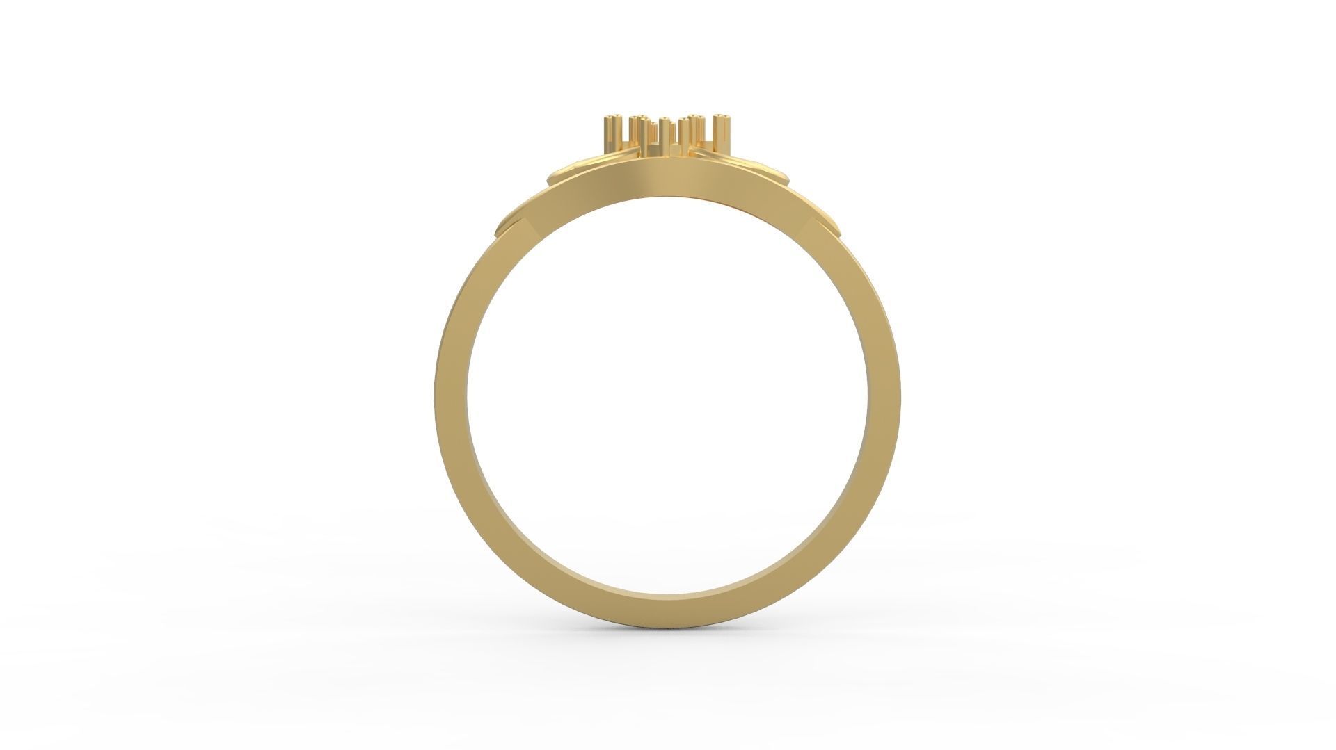 Minimalist Ring 761 3D print model_1
