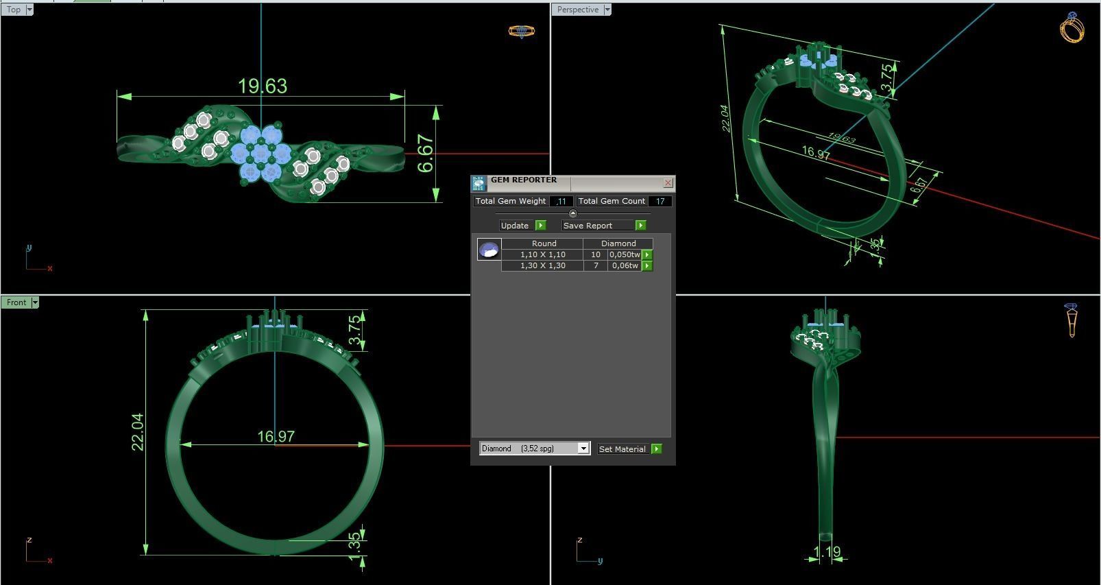 Minimalist Ring 793 3D print model_8