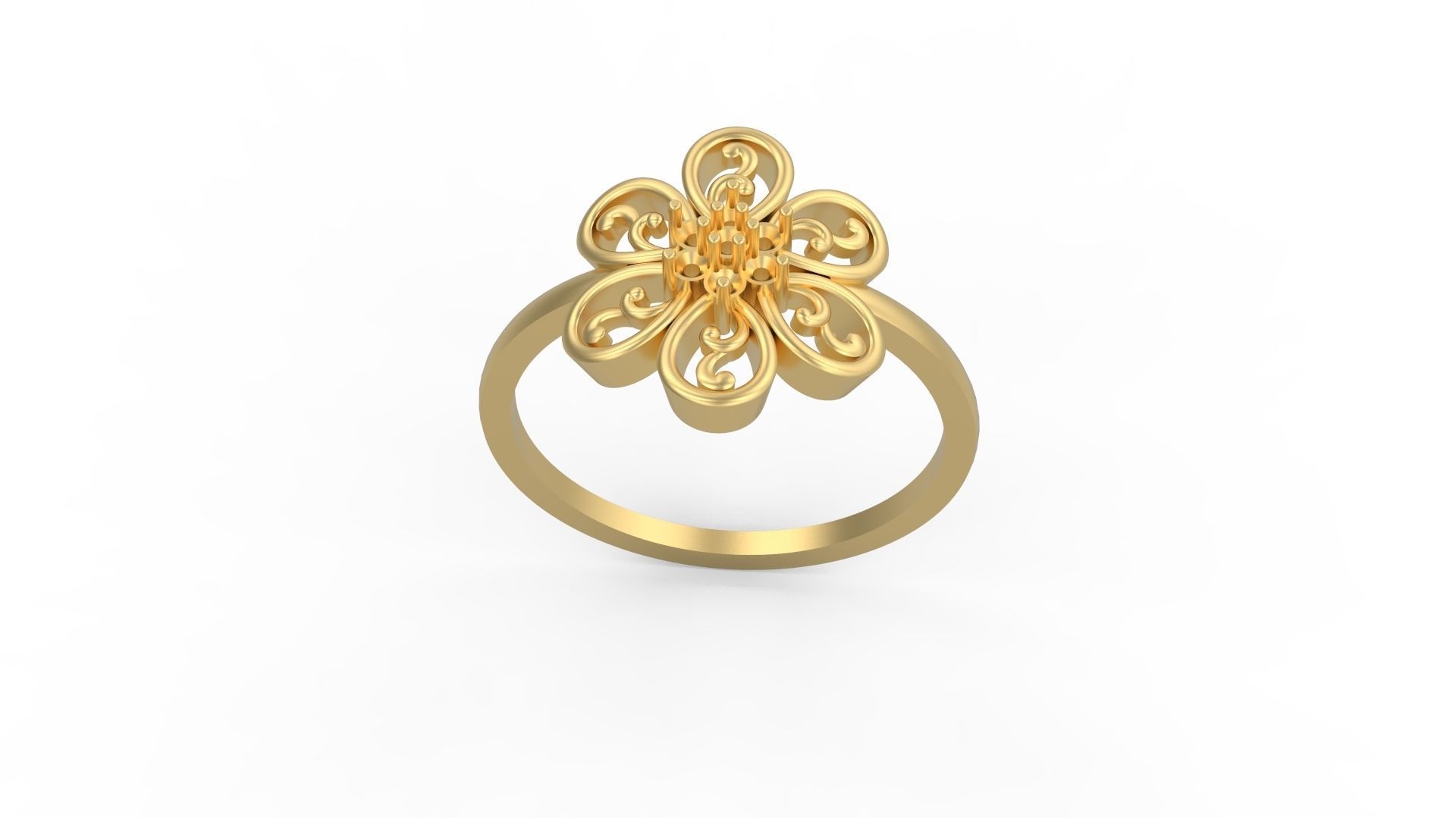 Minimalist Ring 790 3D print model_3